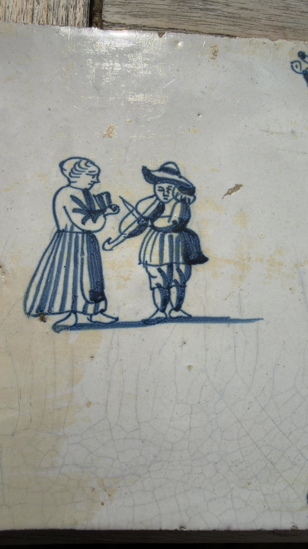 Delft Blue Tin-Glazed Earthenware Tile - view 3