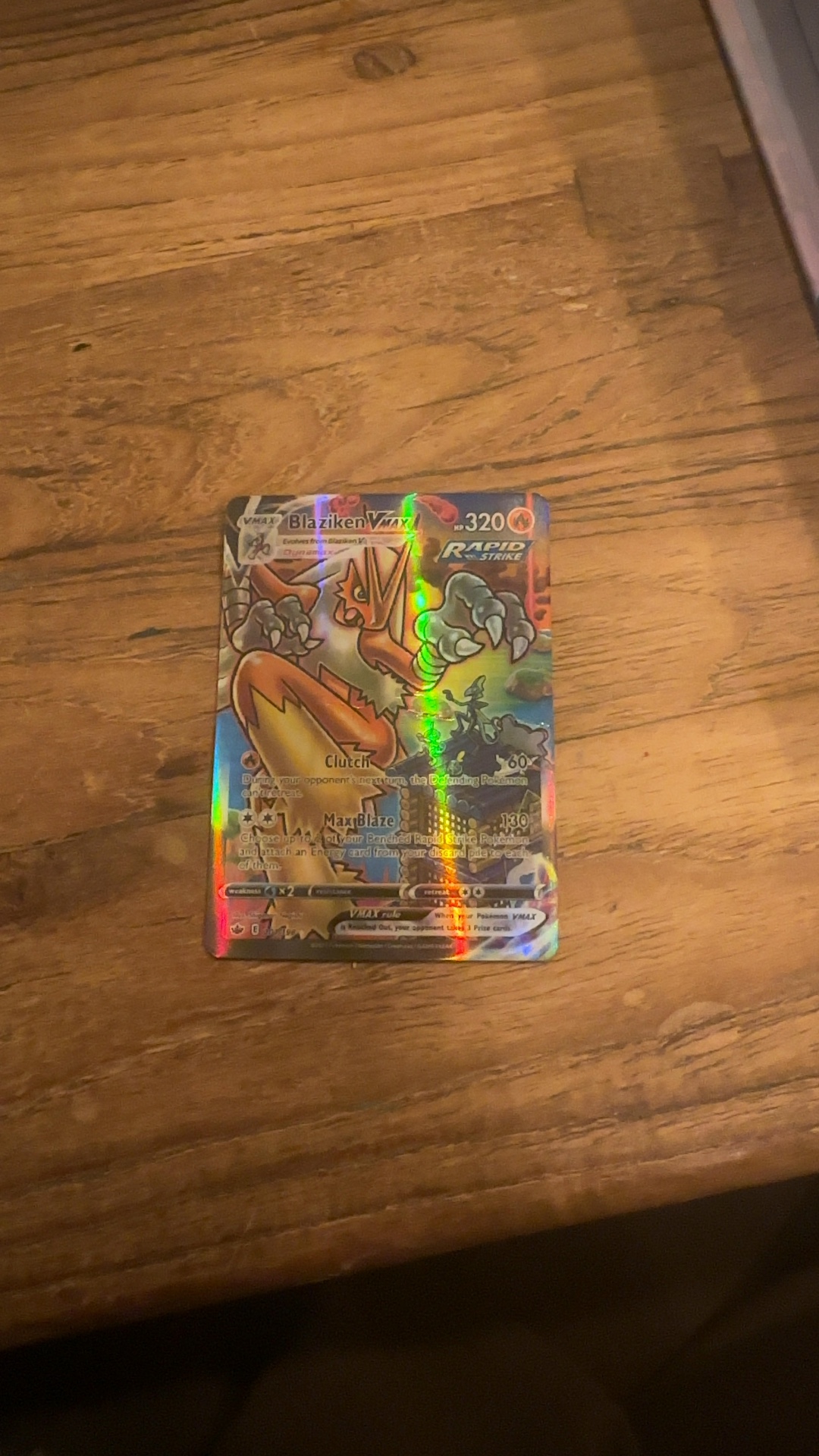 Blaziken VMAX (Full Art) - Chilling Reign - trading-cards collectible