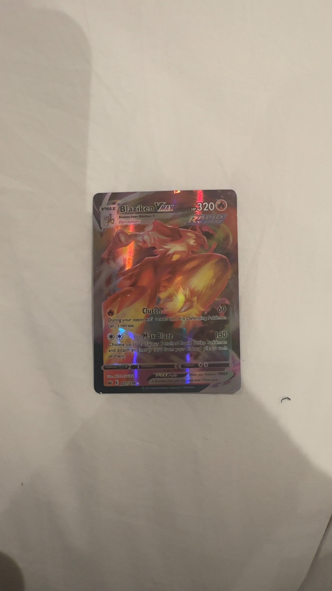 Blaziken VMAX (Secret Rare) - Chilling Reign [021/198] - view 2