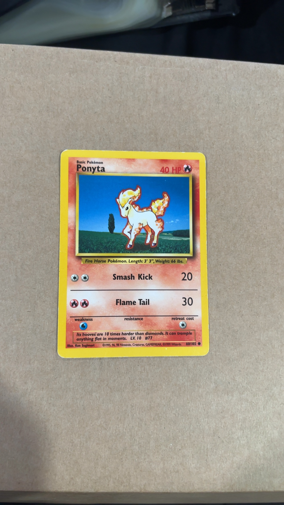 Ponyta - Base Set (Unlimited) [60/102] - view 3