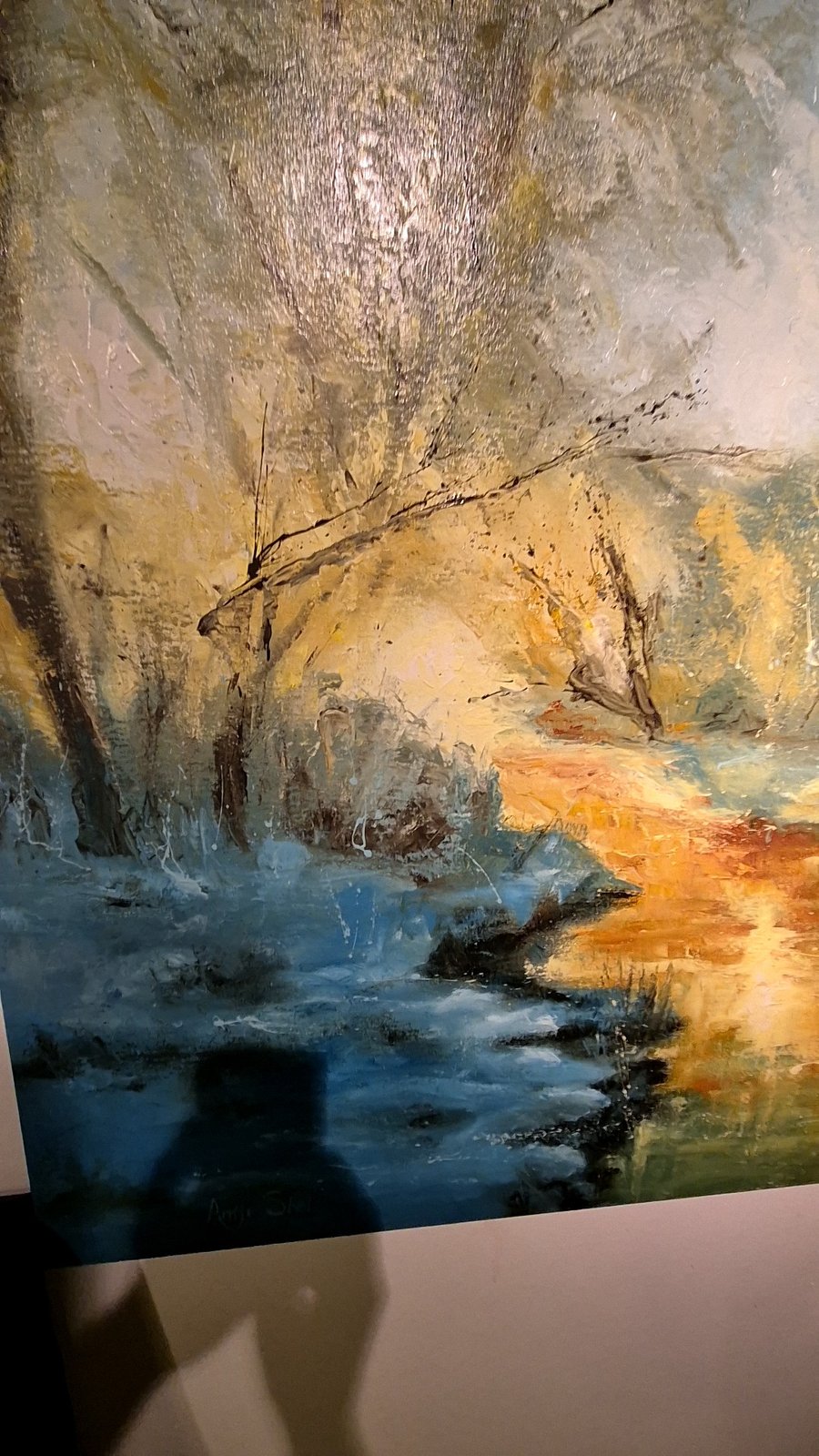 Contemporary Abstracted Landscape Painting - view 2