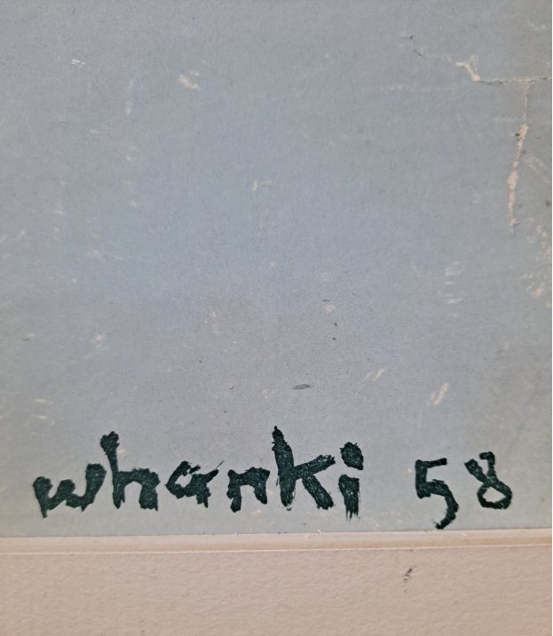 Artwork in the manner of Kim Whanki - Mountain and Moon Motif, Dated 1958 - view 2