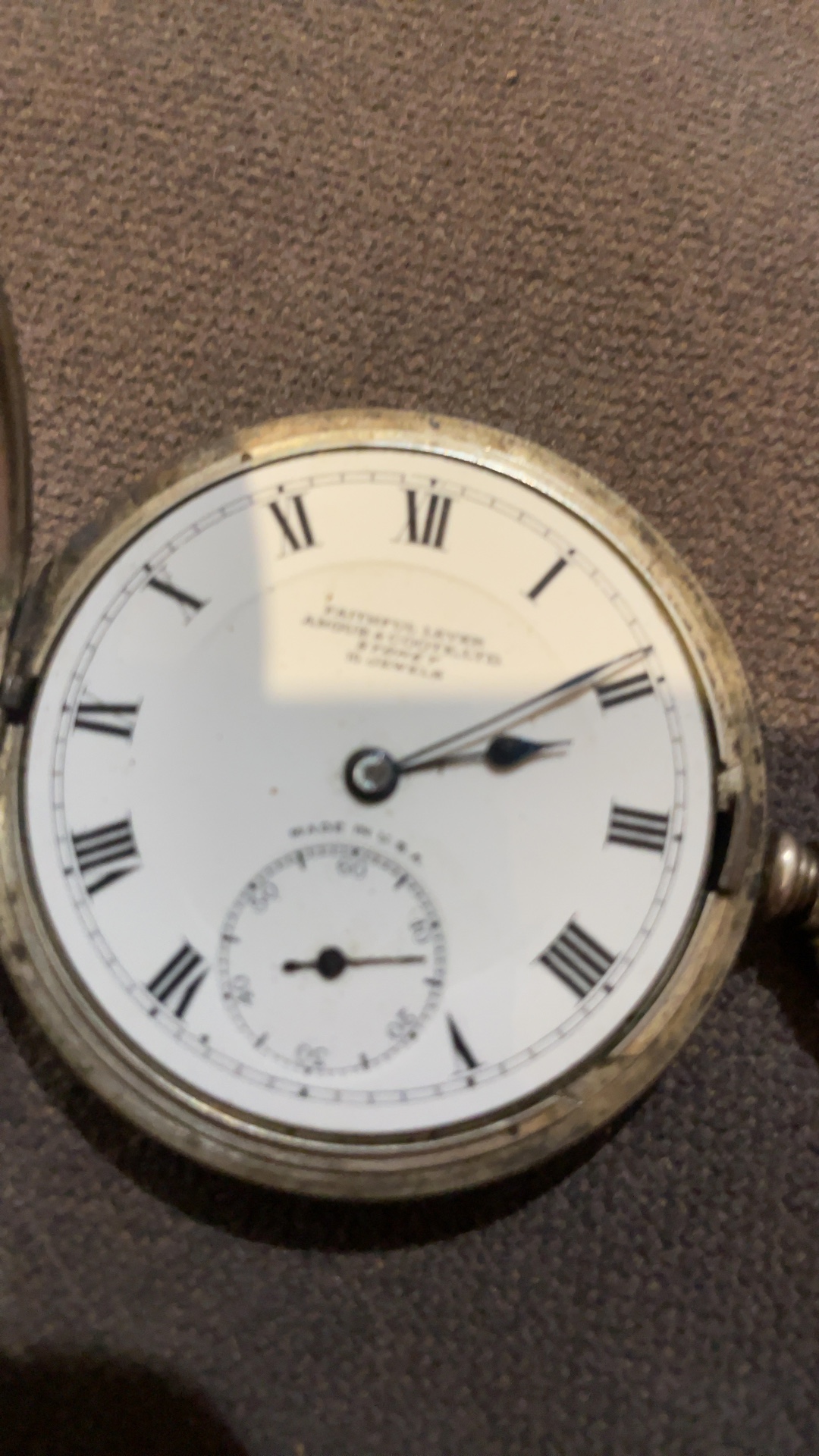 Angus & Coote "Faithful Lever" Hunter Case Pocket Watch - view 3