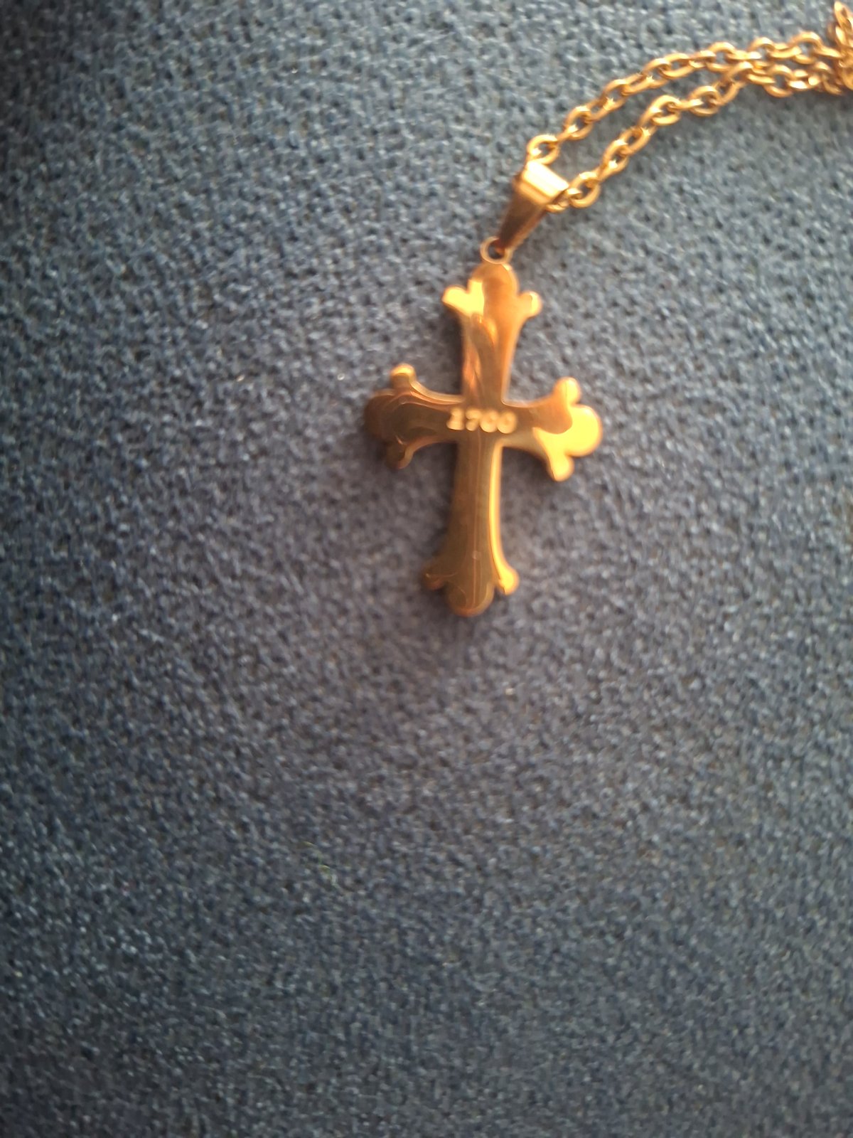 2026 Georgian Orthodox Commemorative Cross Pendant (1700th Anniversary) - view 3