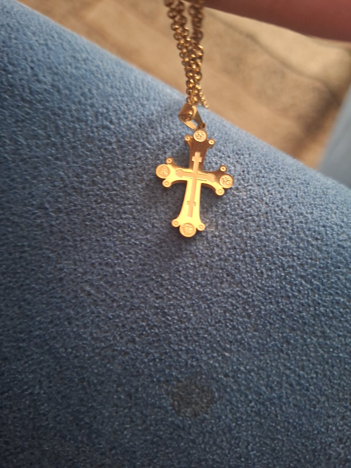 2026 Georgian Orthodox Commemorative Cross Pendant (1700th Anniversary) - view 2