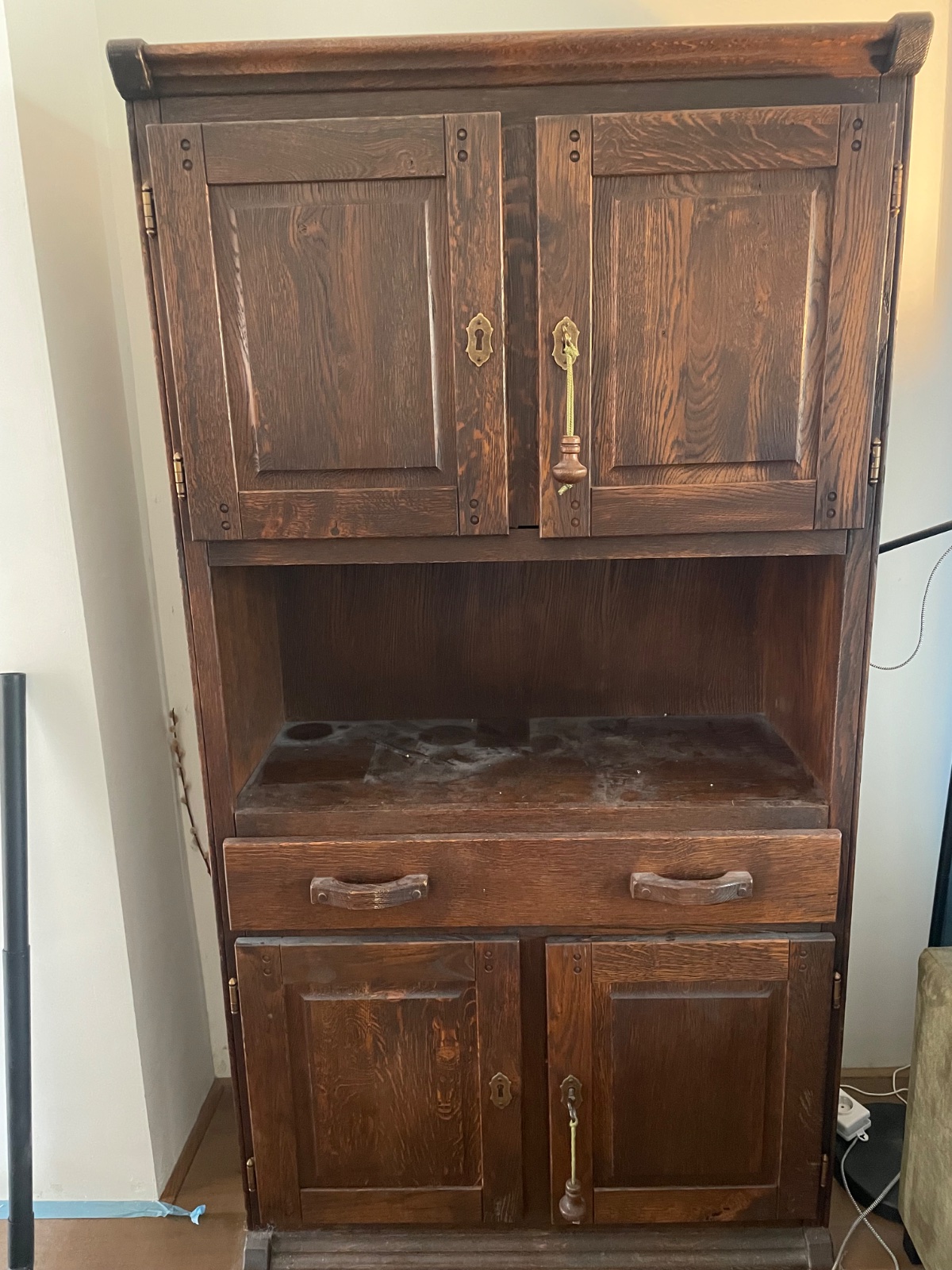 Dutch Oak Kussenkast-Style Buffet Cupboard - view 2