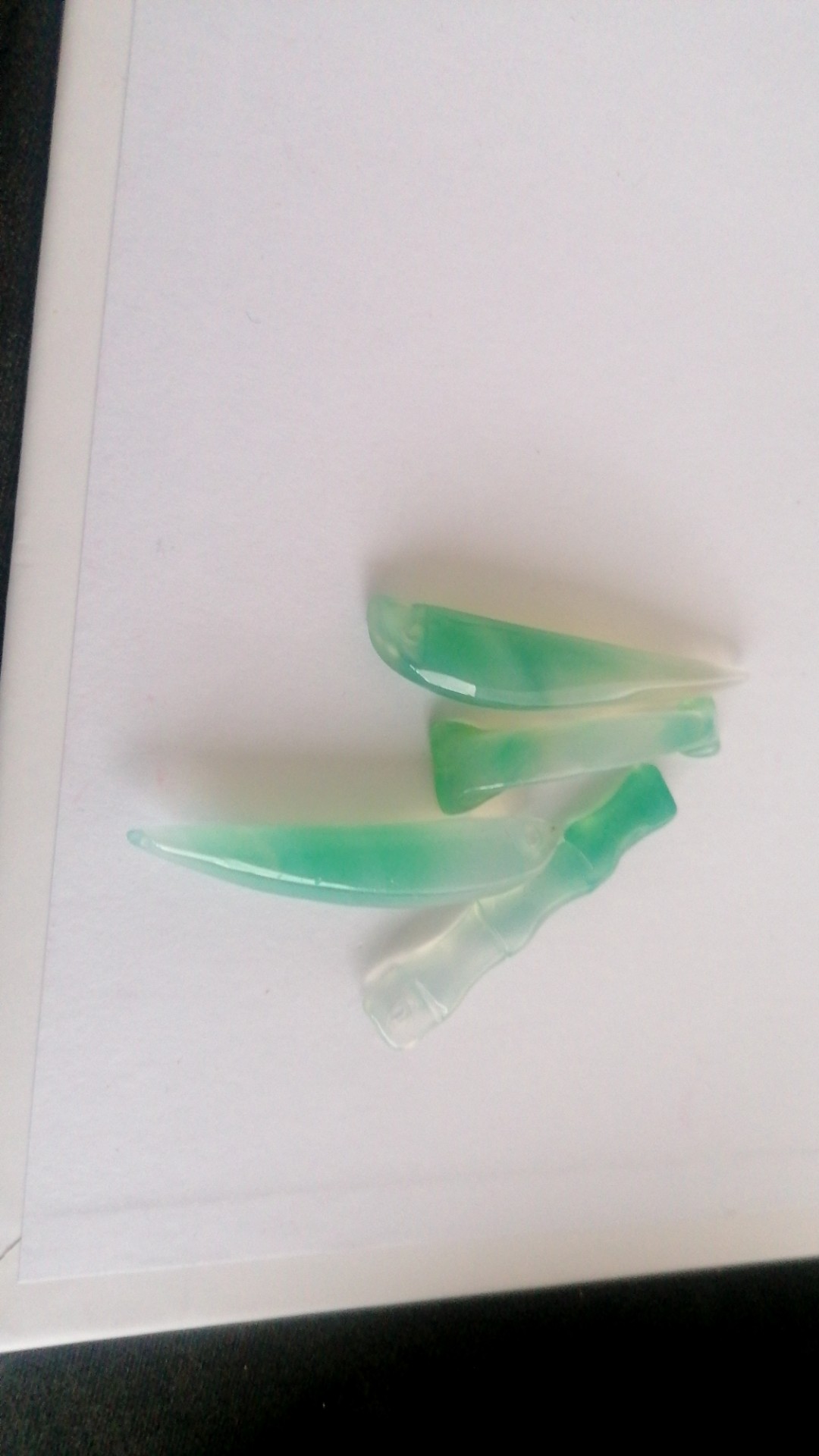 Chinese Jadeite or Chalcedony Tools/Ornaments - gemstones collectible