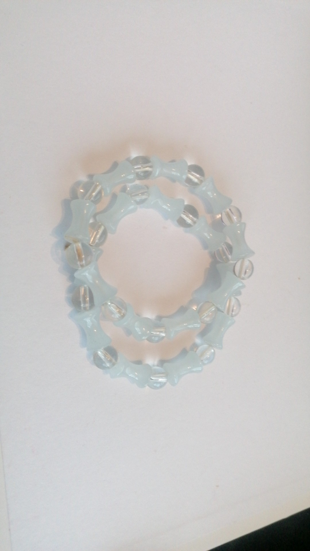 Contemporary Beaded Stretch Bracelet - jewelry collectible