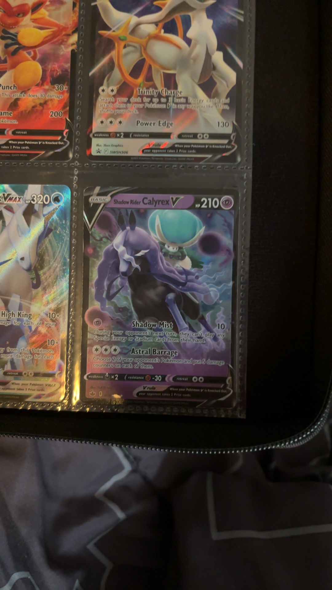 Shadow Rider Calyrex V - Chilling Reign (Alternate Full Art) [172/198] - trading-cards collectible