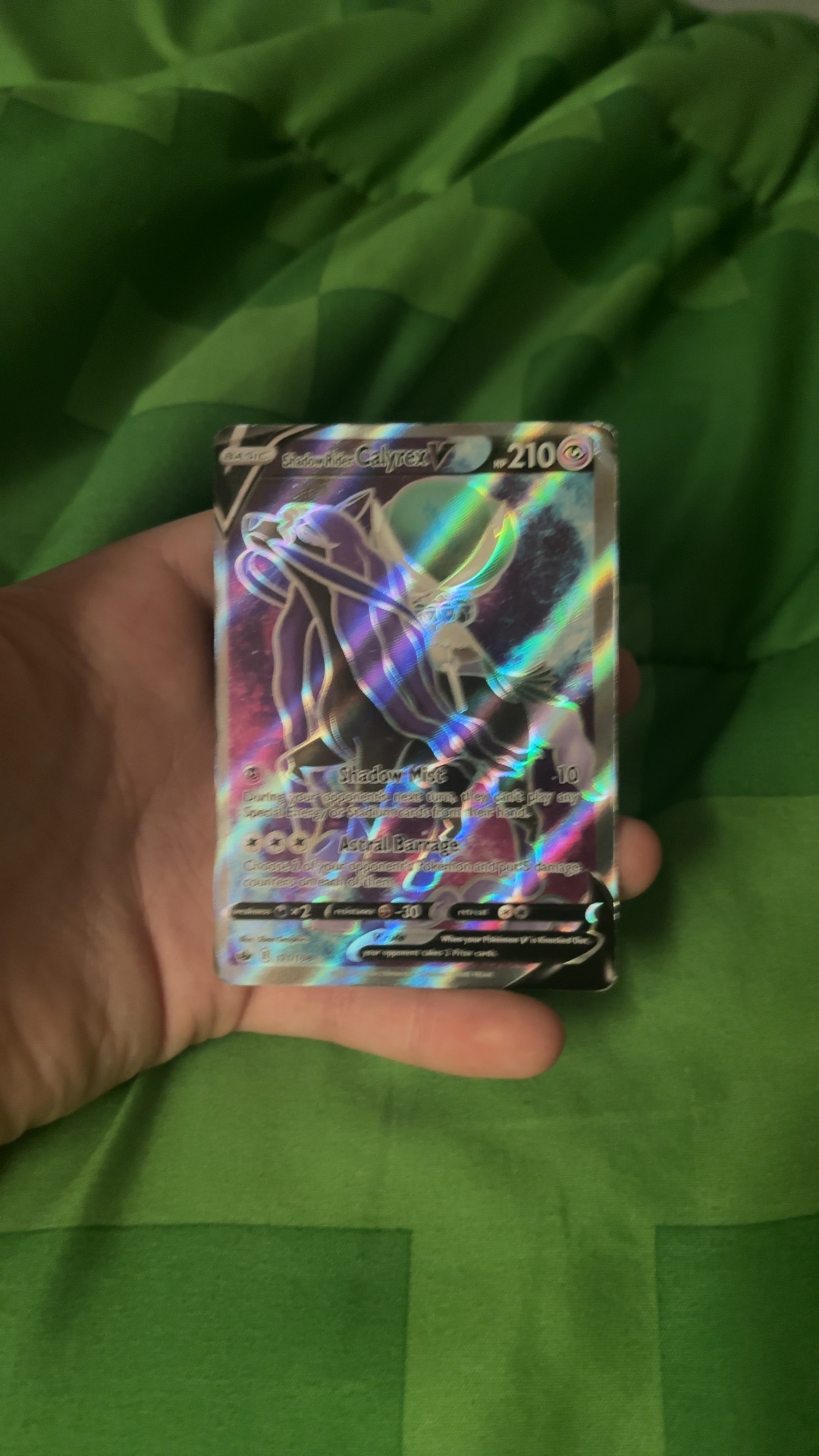 Shadow Rider Calyrex V (Alternate Full Art) [Chilling Reign 171/198] - view 2