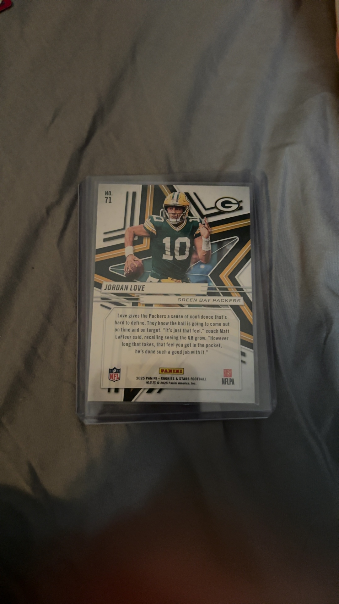 Jordan Love - 2025 Panini Rookies & Stars (Base) [No. 71] - view 2
