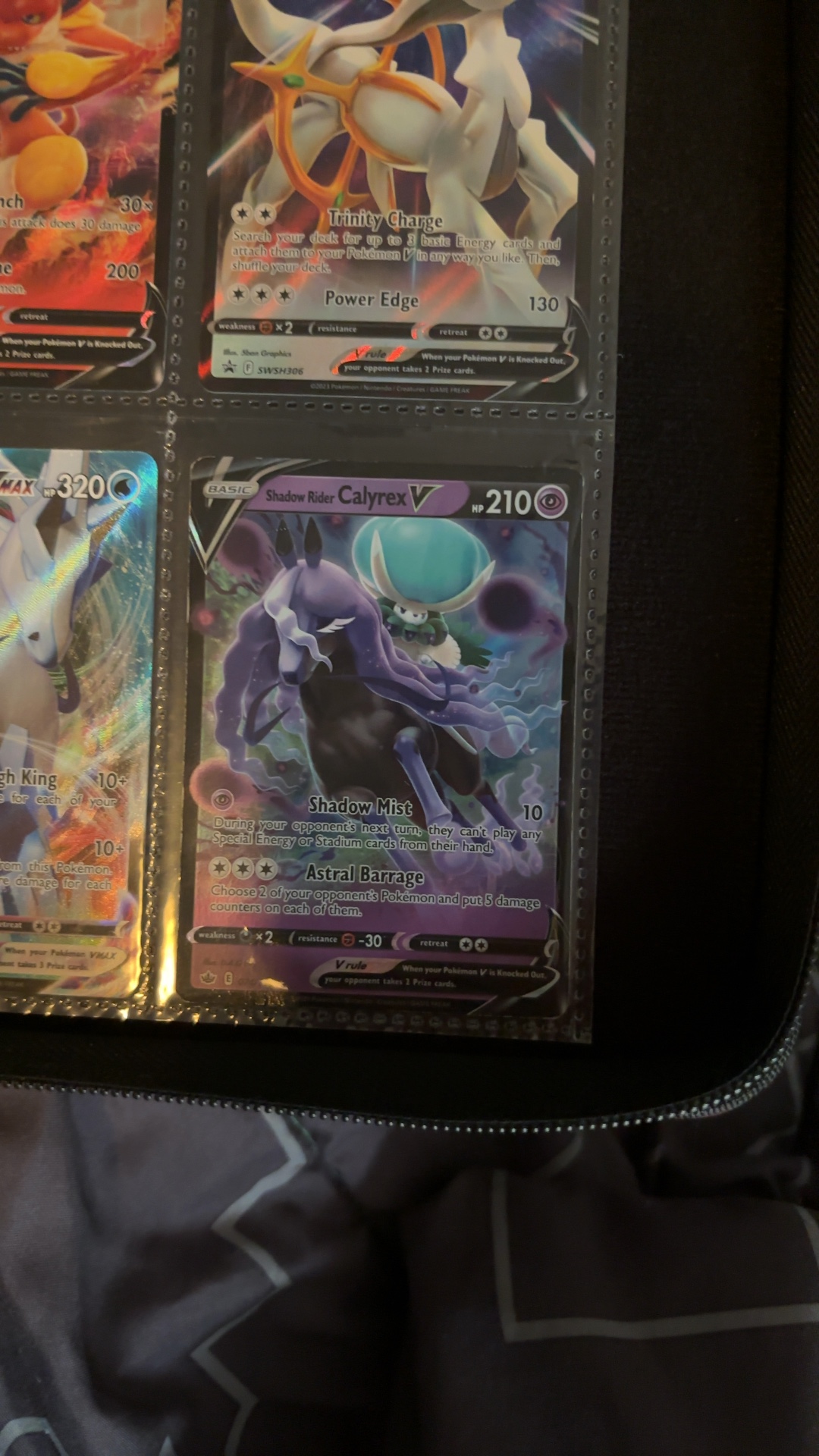Shadow Rider Calyrex V - Chilling Reign (Alternate Full Art) [172/198] - view 2