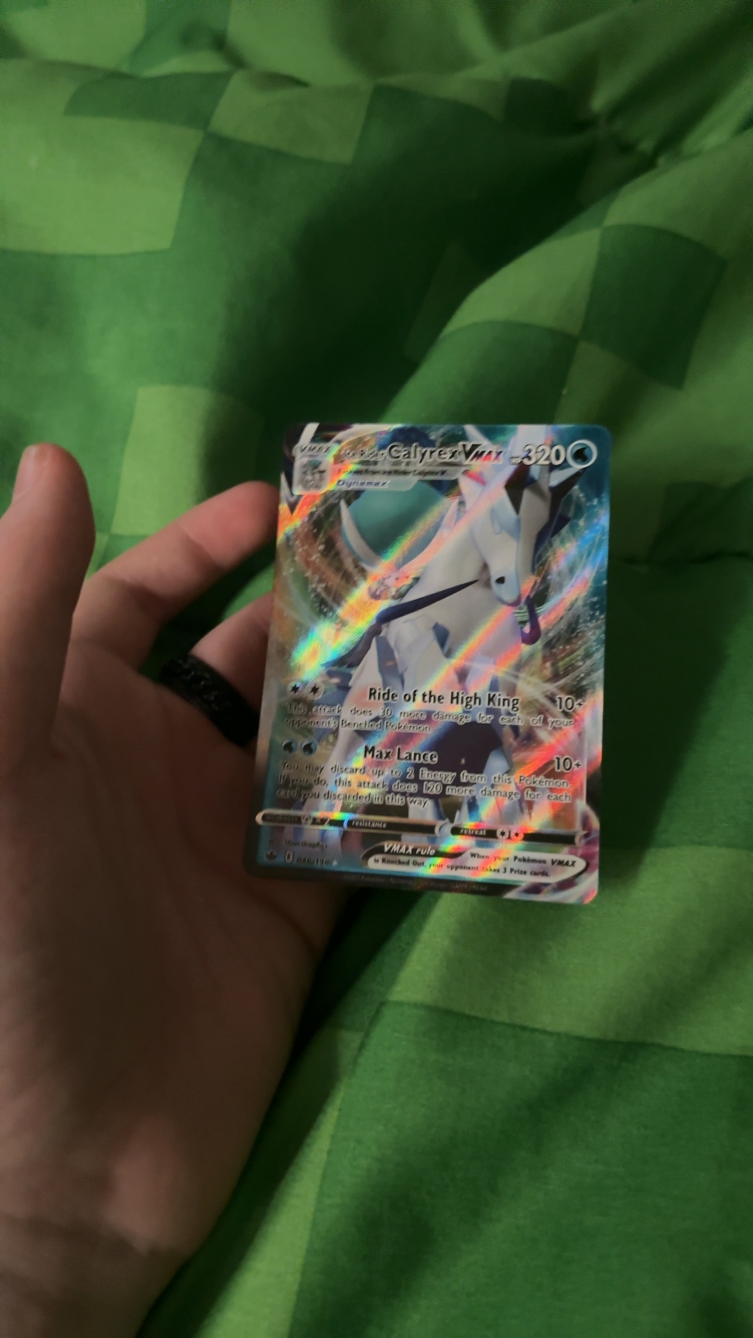 Ice Rider Calyrex VMAX - Chilling Reign (Holo Rare VMAX) [046/198] - view 3
