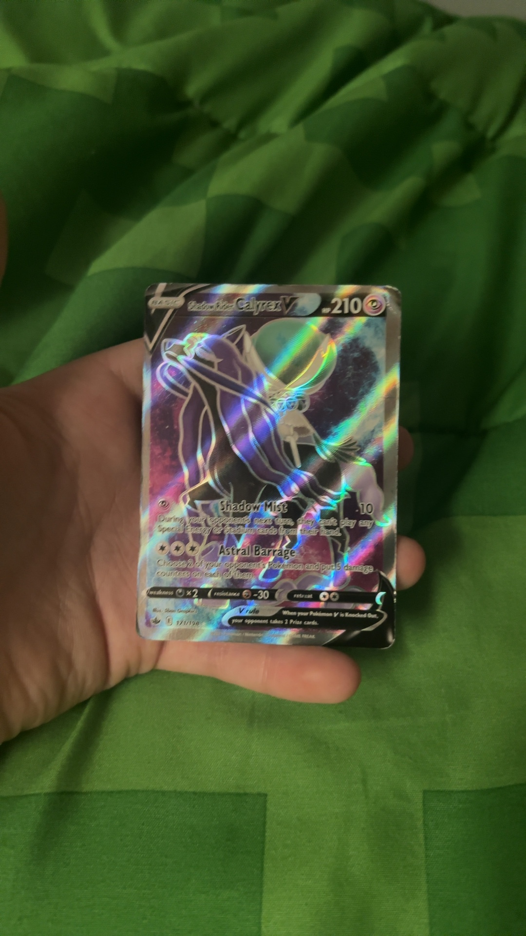Shadow Rider Calyrex V (Alternate Full Art) [Chilling Reign 171/198] - view 3