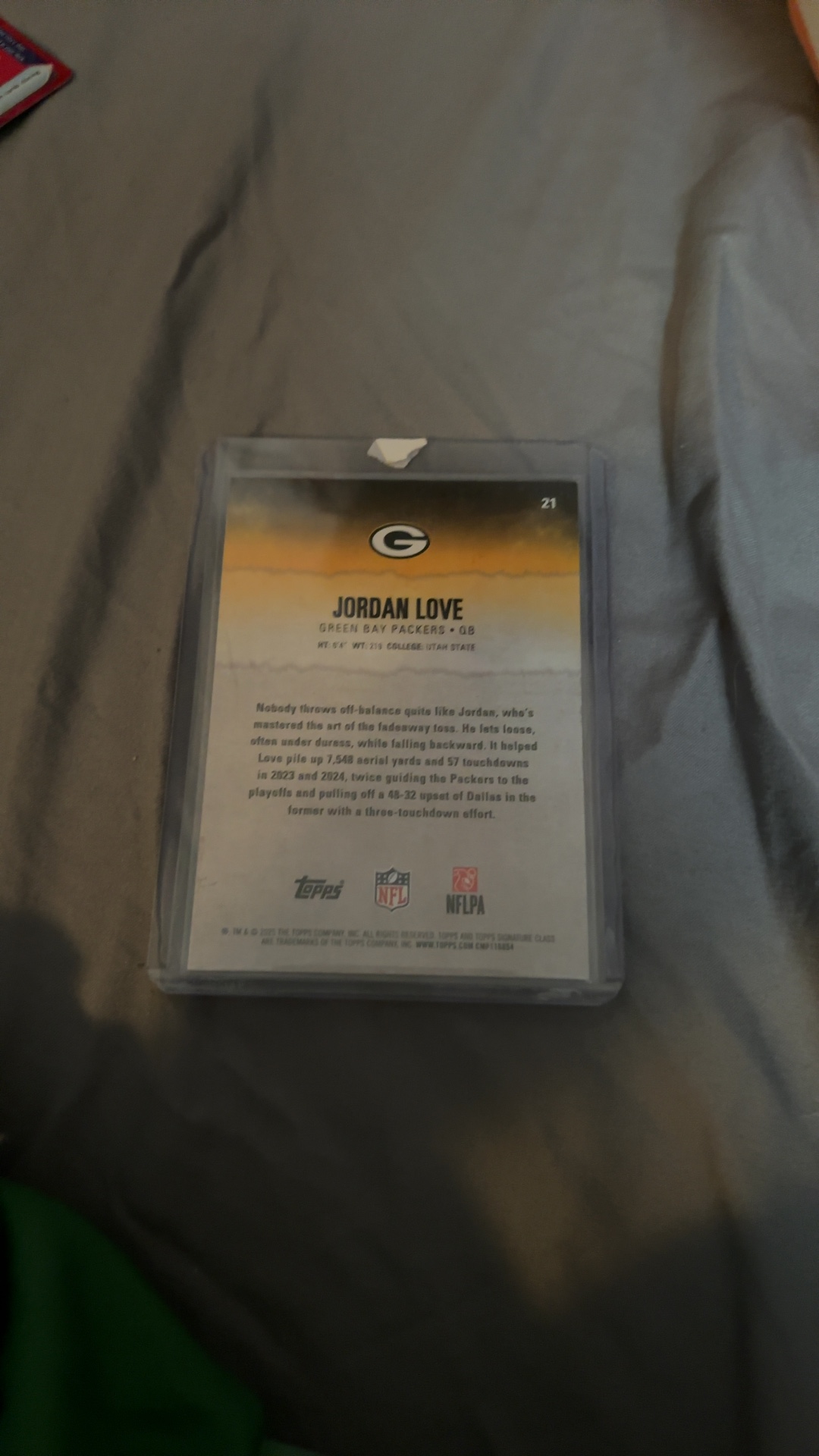 Jordan Love - 2025 Topps Composite (Base) [#21] - view 3