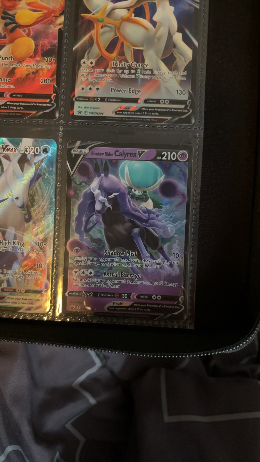Shadow Rider Calyrex V - Chilling Reign (Alternate Full Art) [172/198] - view 3