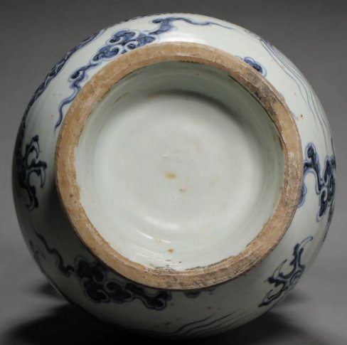 Chinese Blue and White Dragon Vase, Archaistic Yuan Style - view 2