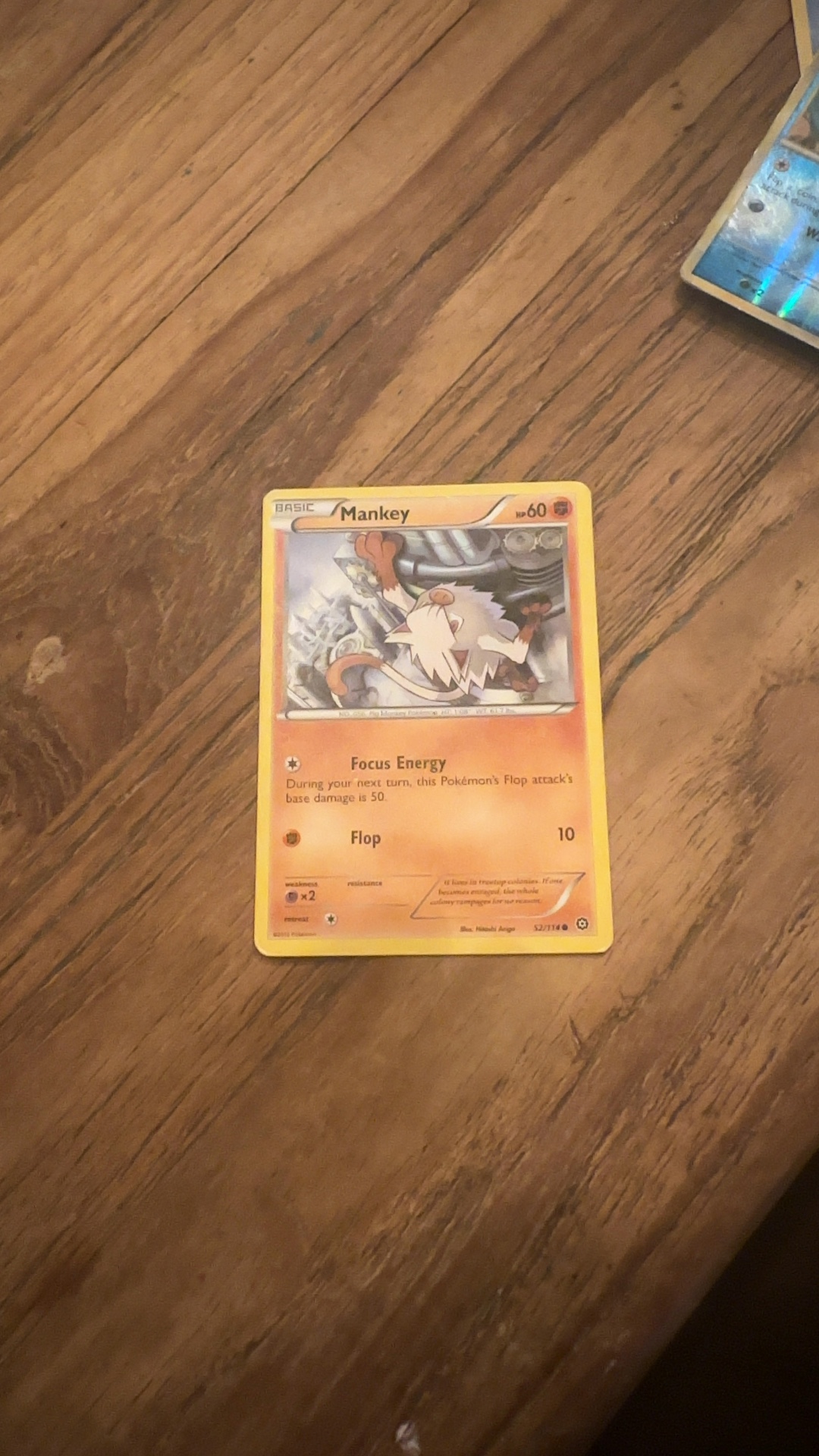 Mankey - Furious Fists (52/114) - trading-cards collectible