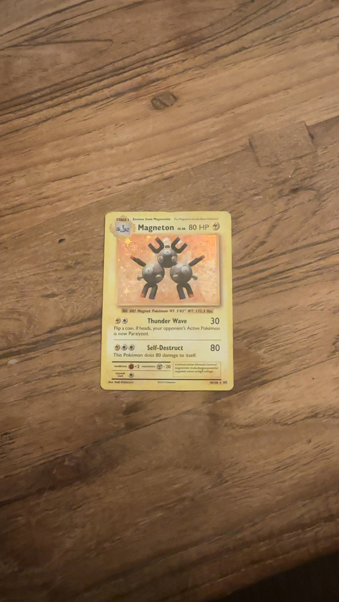 Magneton LV.30 - Evolutions (Holo Rare) [30/108] - trading-cards collectible