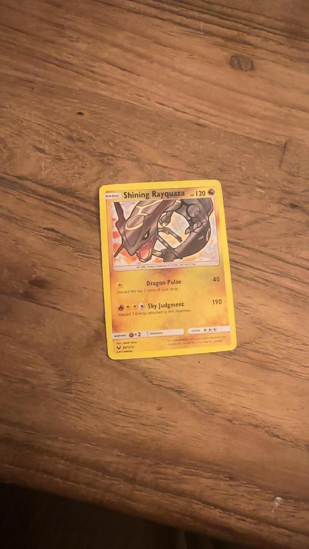 Shining Rayquaza - Shining Legends (Holo Rare) [057/072] - trading-cards collectible