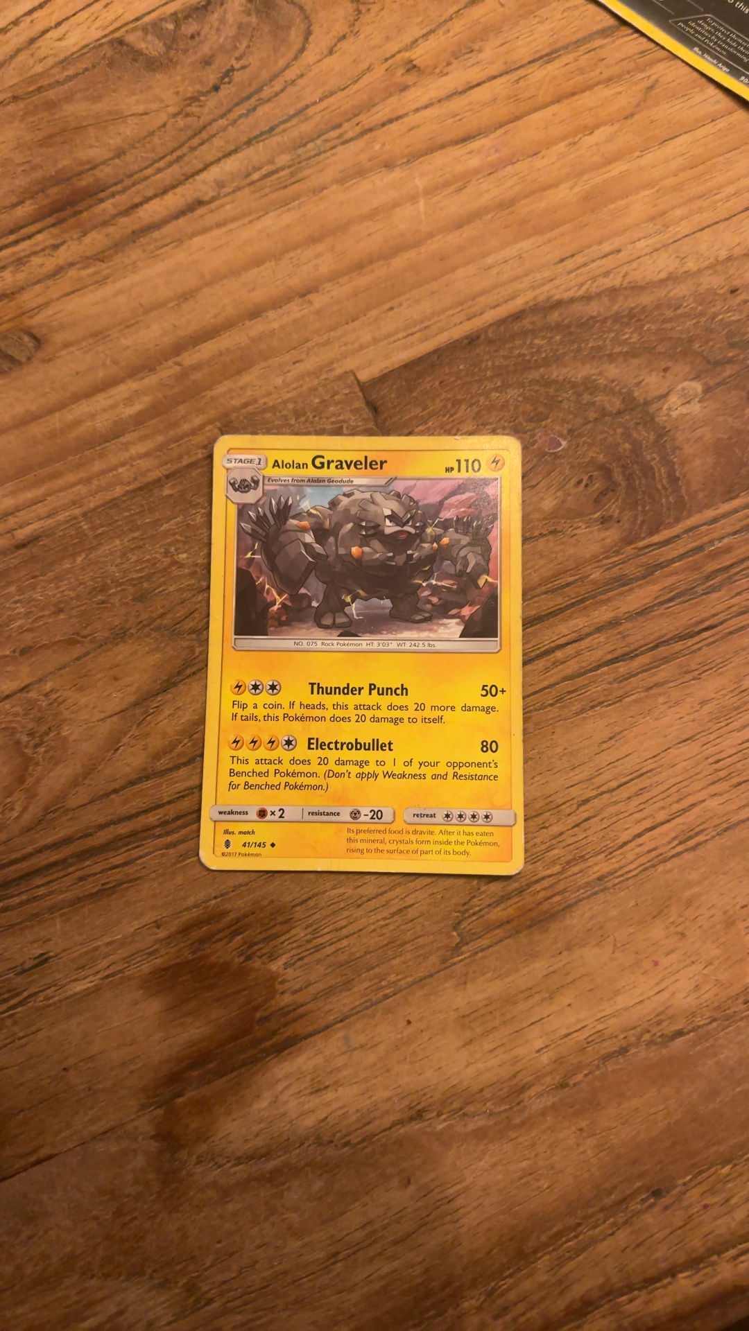 Alolan Graveler - Guardians Rising (Uncommon) [41/145] - view 1