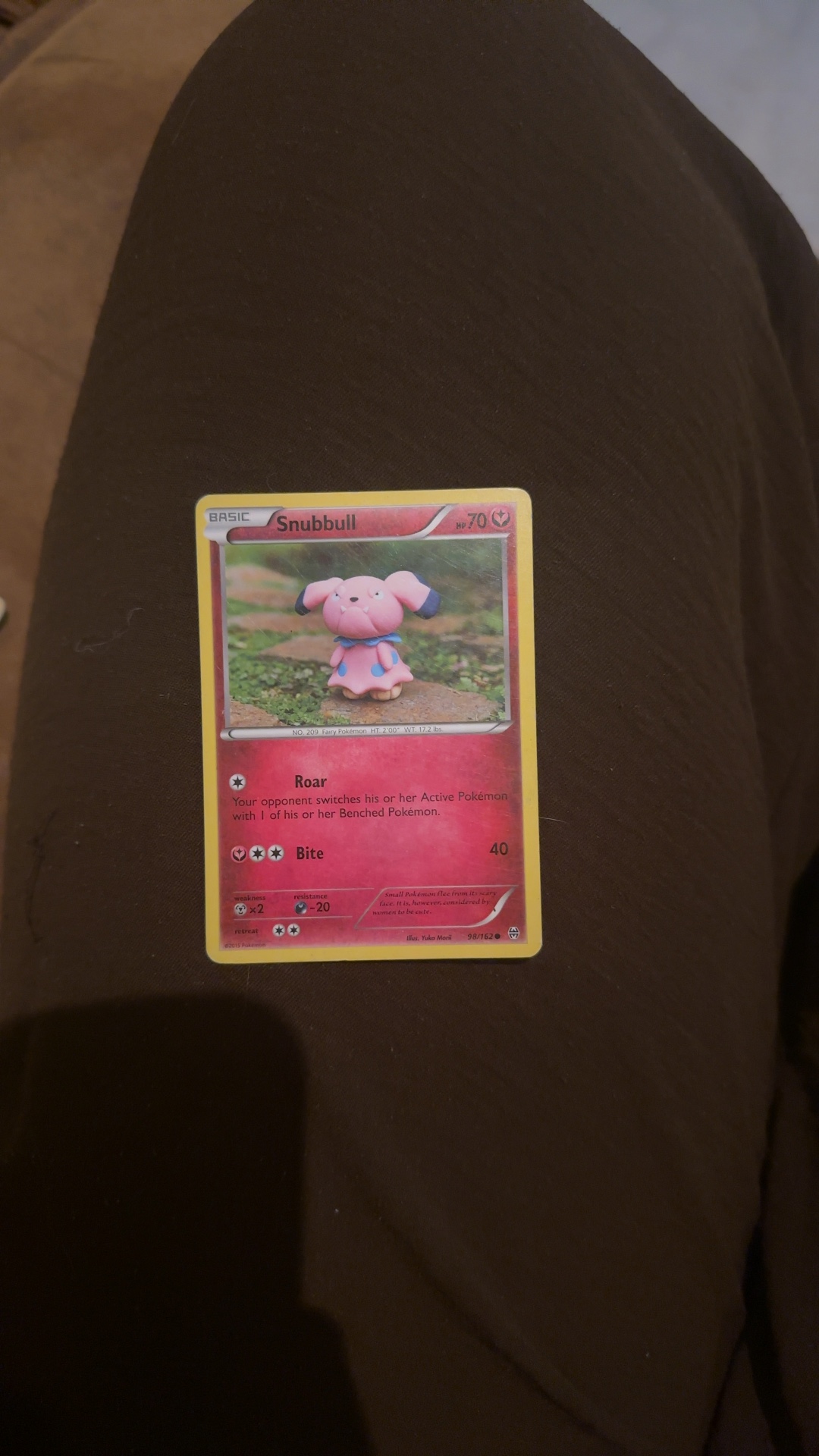 Snubbull - Primal Clash (Common - Clay Figure Artwork) [98/162] - trading-cards collectible