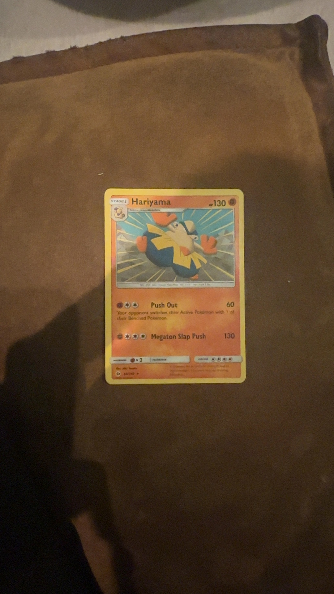 Hariyama - Sun & Moon: Burning Shadows (68/147, Reverse Holo) - trading-cards collectible