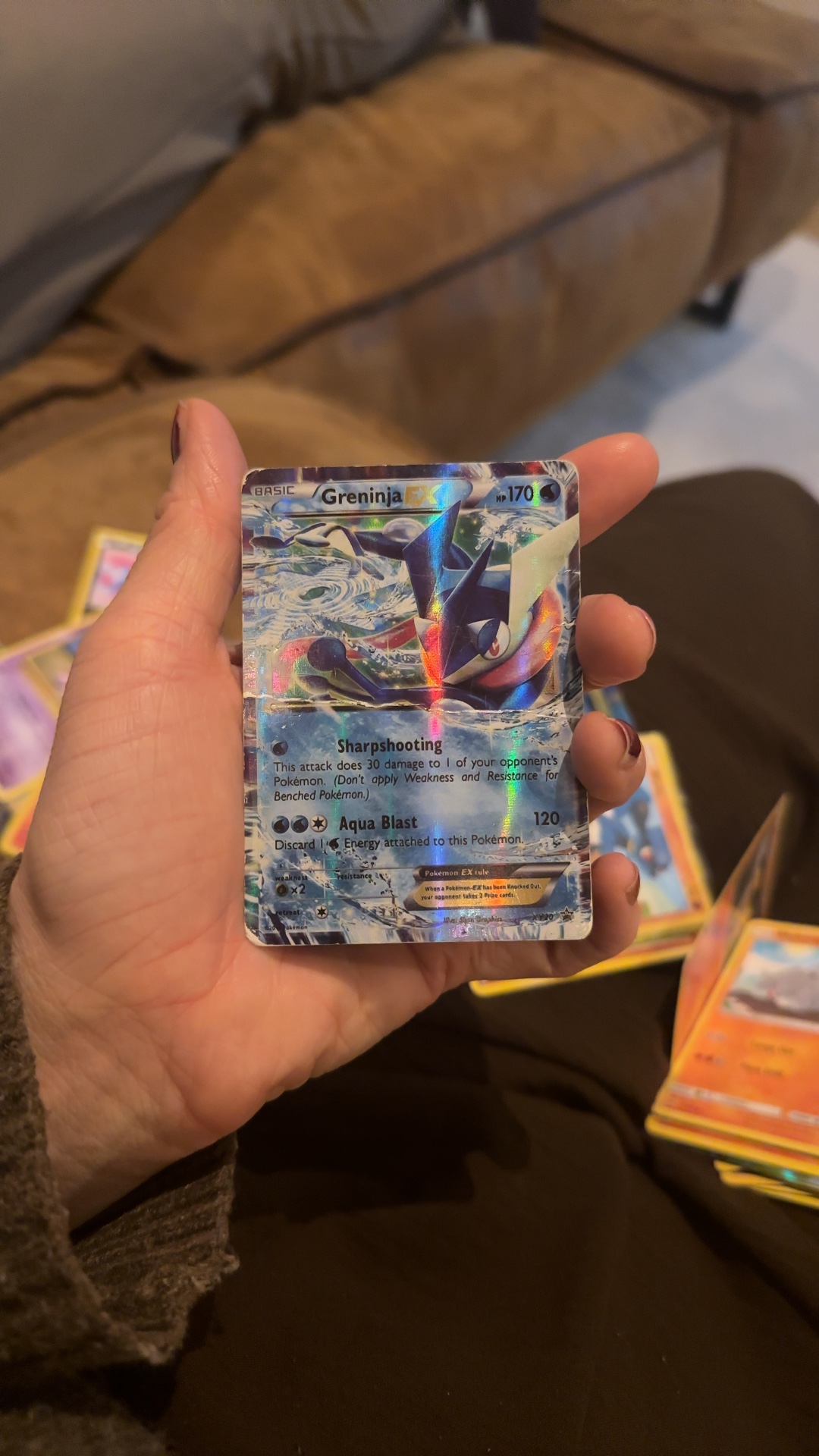 Greninja EX (Full Art) - XY BREAKpoint - trading-cards collectible