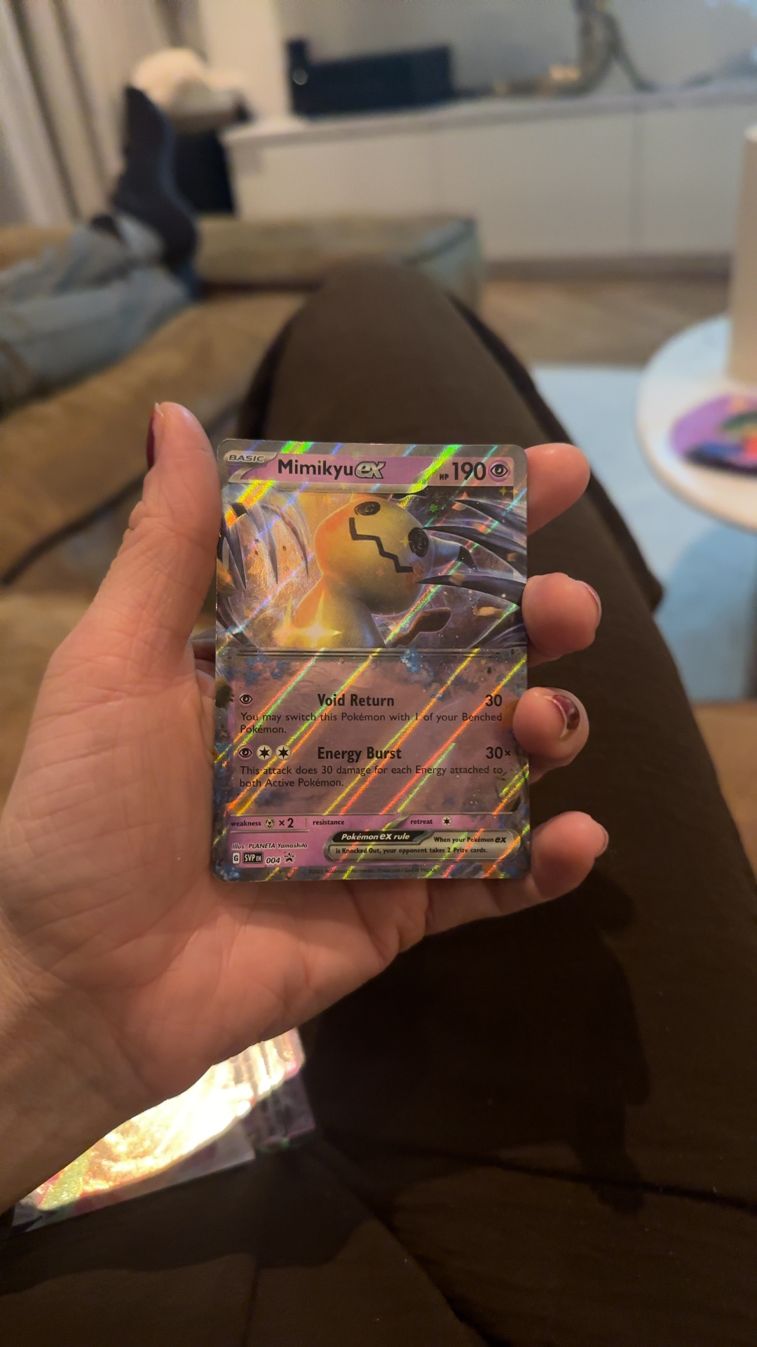 Mimikyu ex - Scarlet & Violet Promo (SVP EN 004) - trading-cards collectible