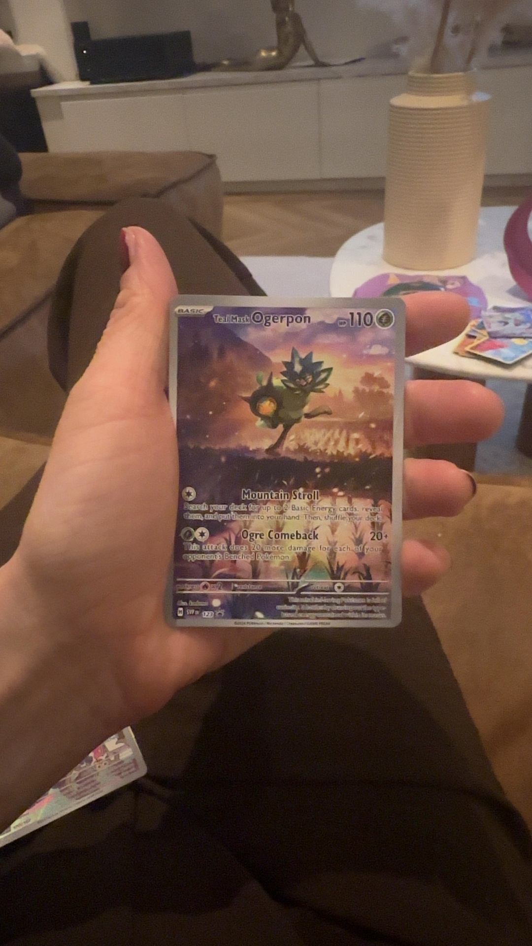 Teal Mask Ogerpon - Twilight Masquerade (Special Illustration Rare) [177/167] - trading-cards collectible