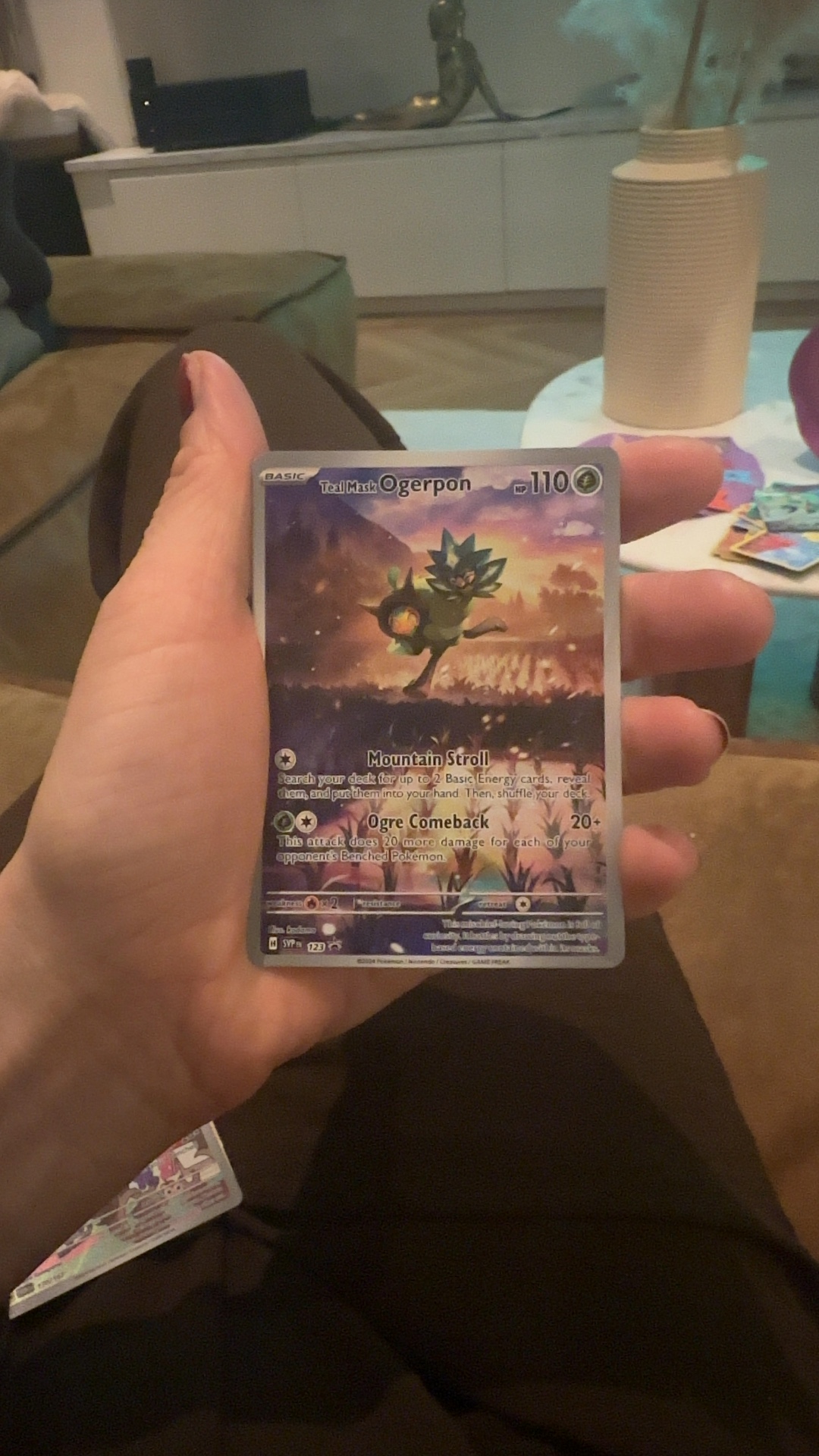 Teal Mask Ogerpon - Twilight Masquerade (Special Illustration Rare) [177/167] - view 2