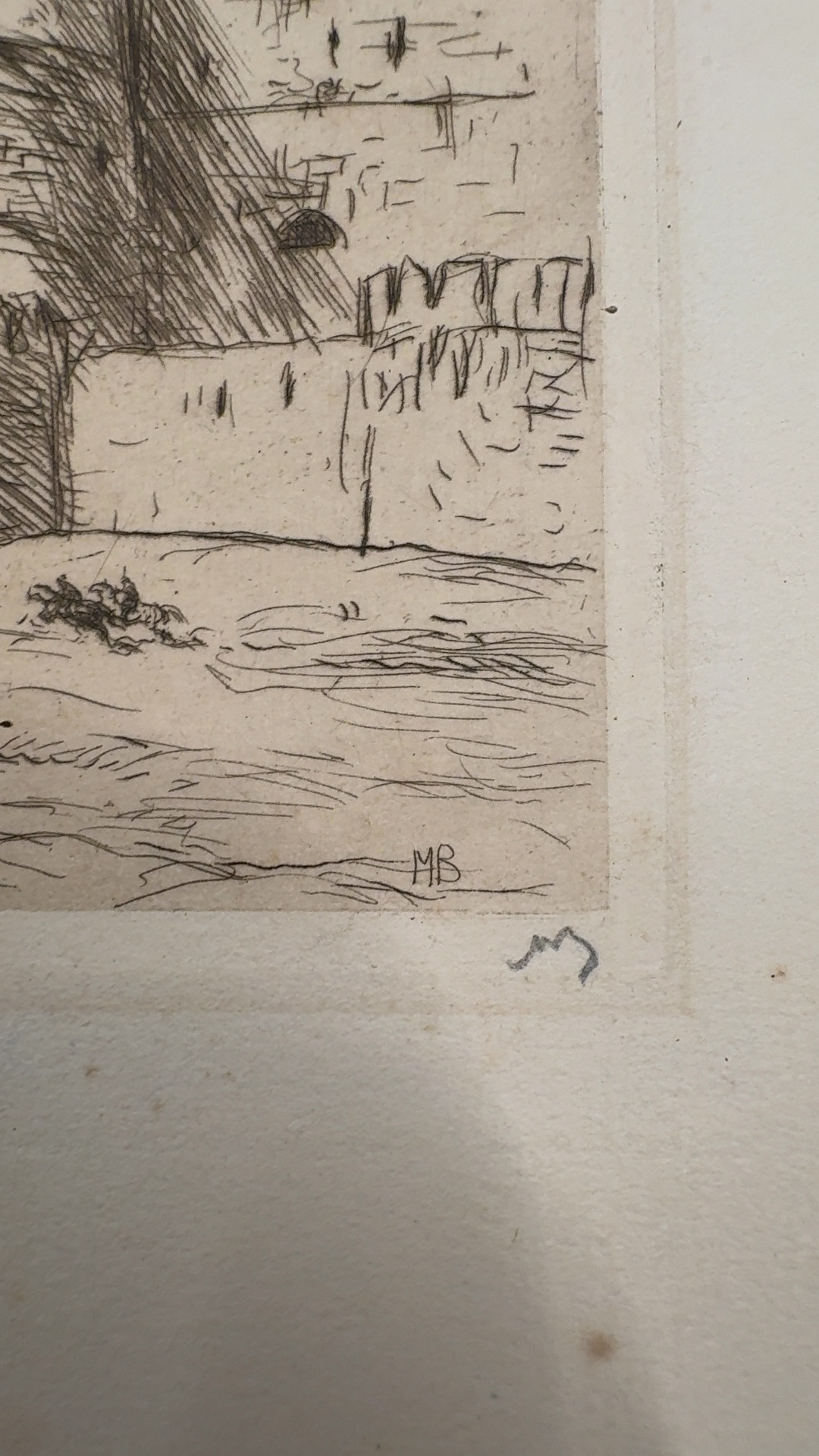 The Fort at Agra, Etching - view 2