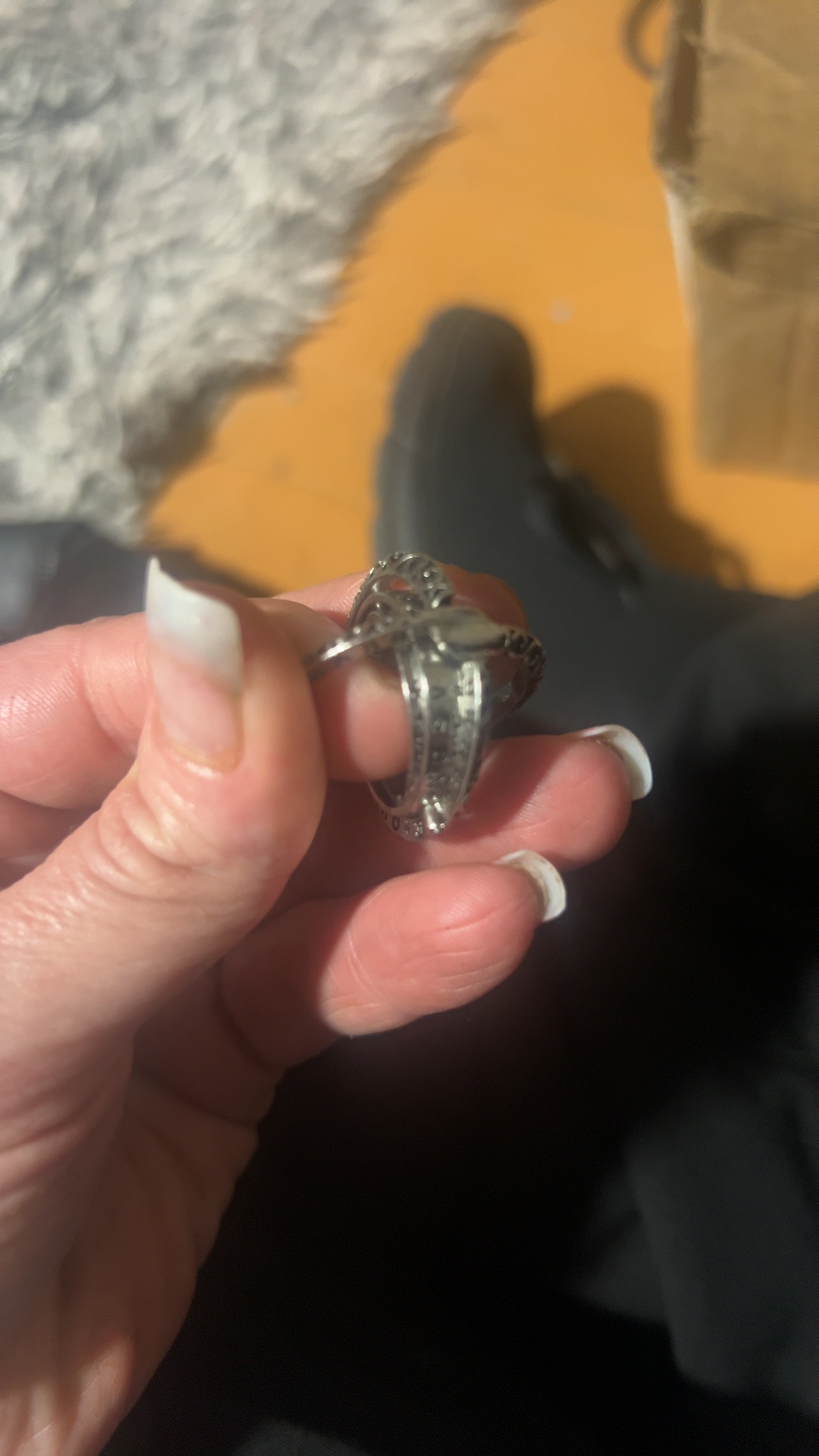 Modern Armillary Sphere Ring - jewelry collectible