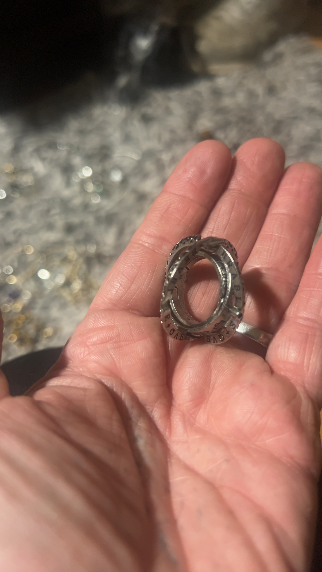 Modern Armillary Sphere Ring - view 2