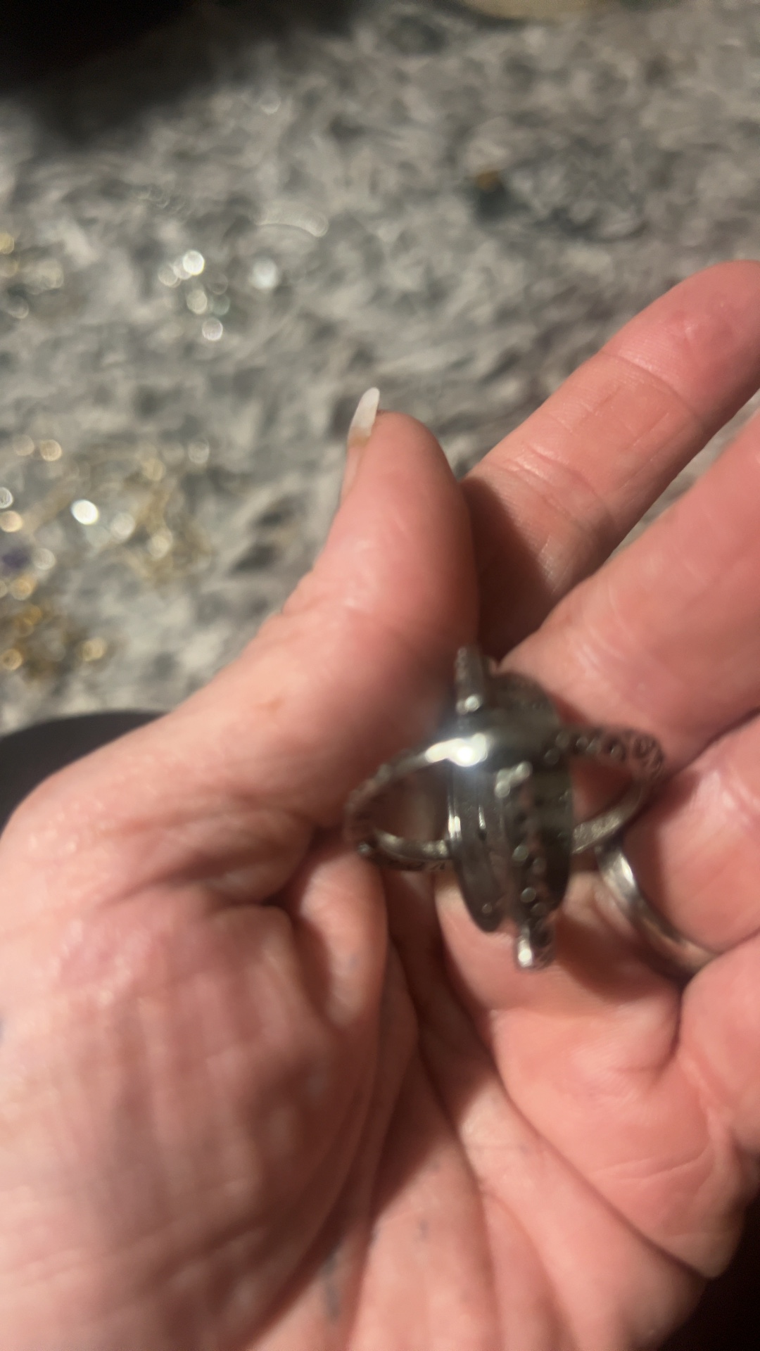 Modern Armillary Sphere Ring - view 3