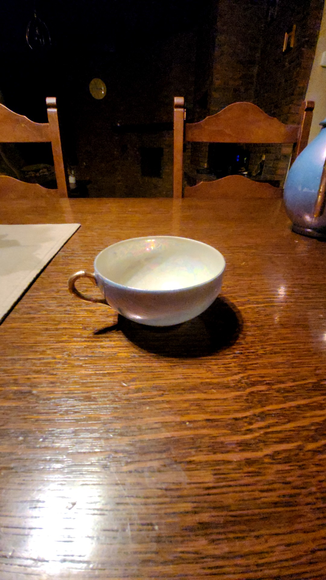 Lustreware Teaset with Teapot, Creamer, Cups, and Saucers - view 3