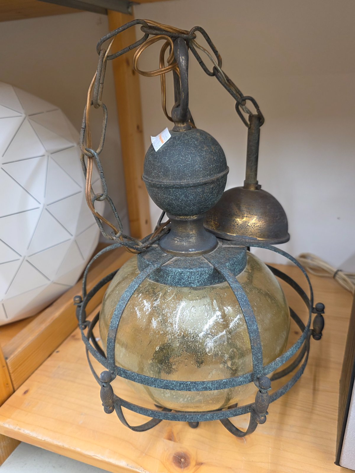 Vintage Industrial-Style Pendant Lamp - view 1
