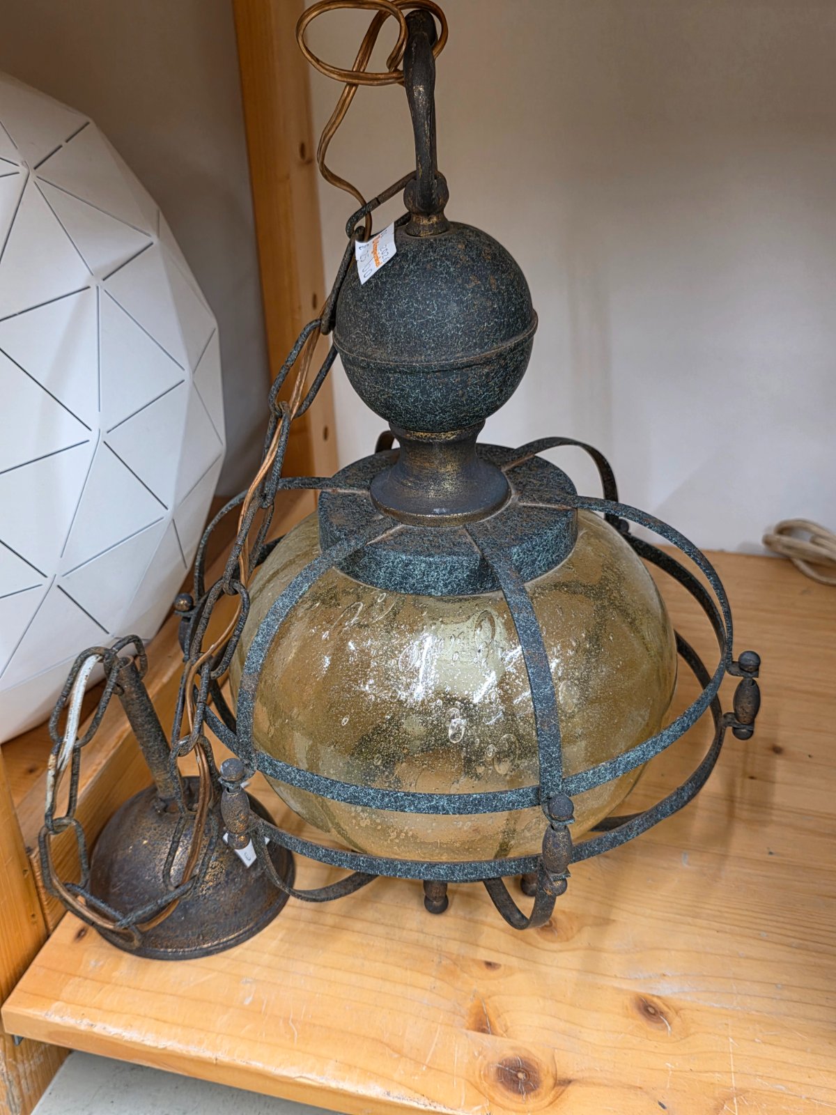Vintage Industrial-Style Pendant Lamp - view 2