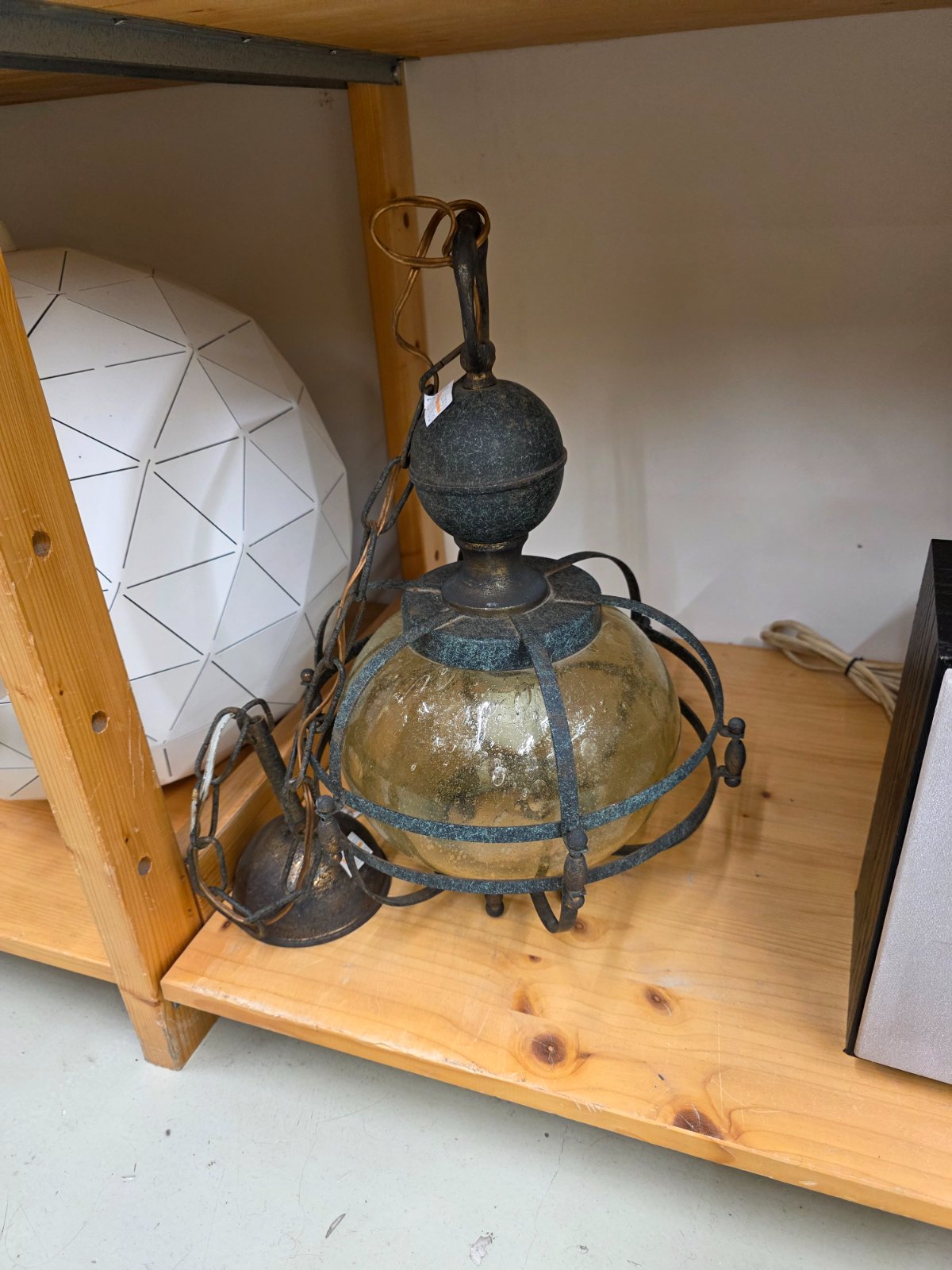 Vintage Industrial-Style Pendant Lamp - view 3