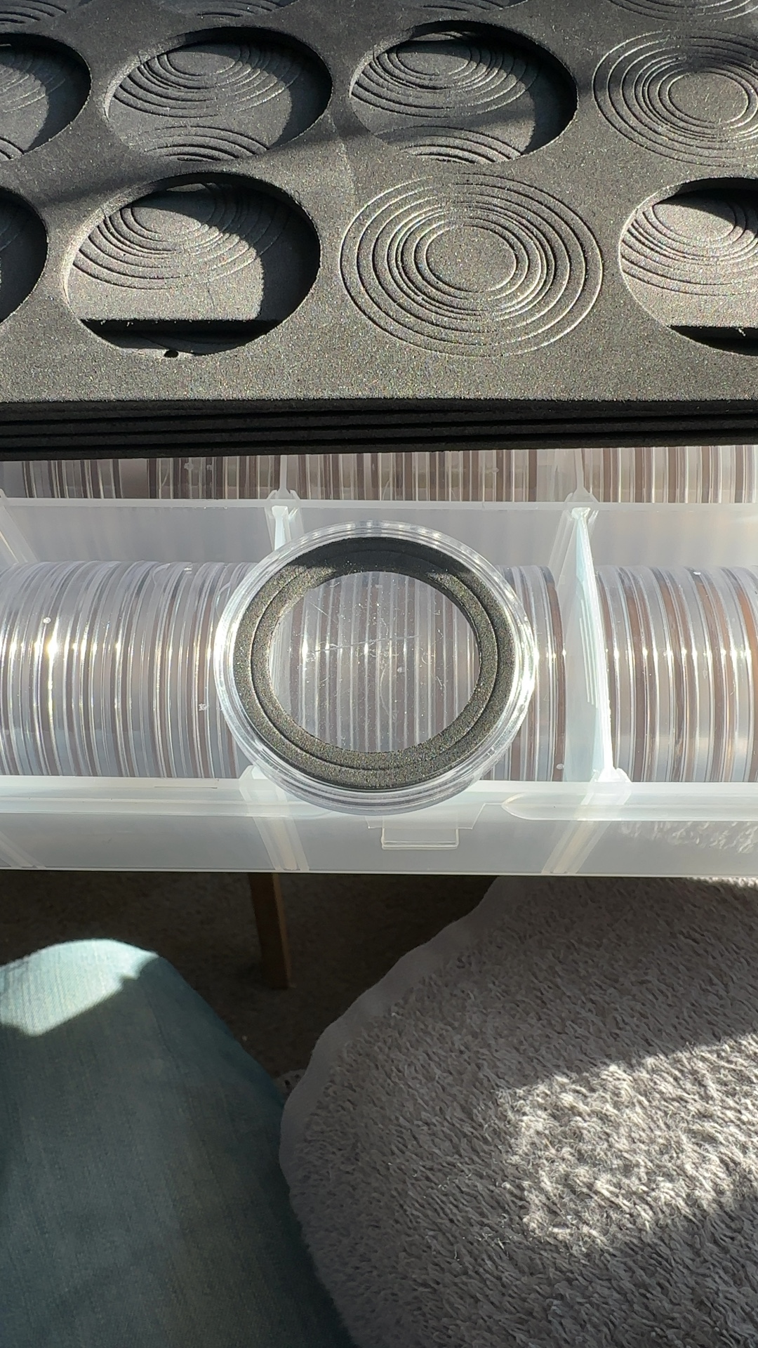 Coin Capsules with Foam Rings - view 1