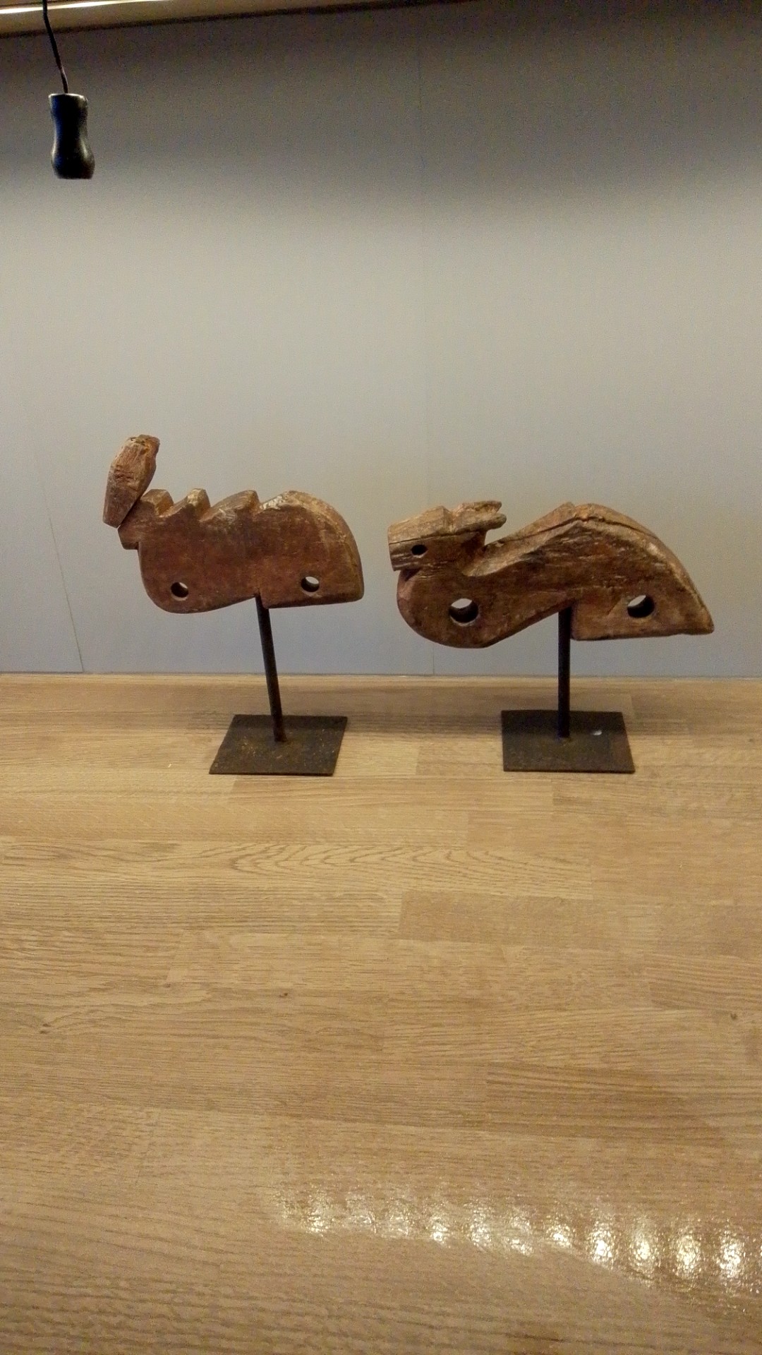 Pair of Southeast Asian Carved Wood Architectural Elements - view 1