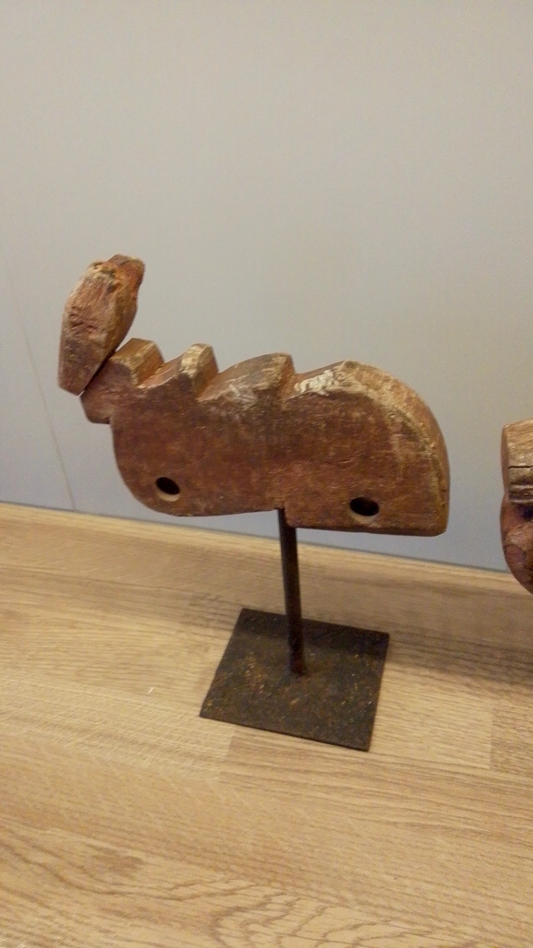 Pair of Southeast Asian Carved Wood Architectural Elements - view 2