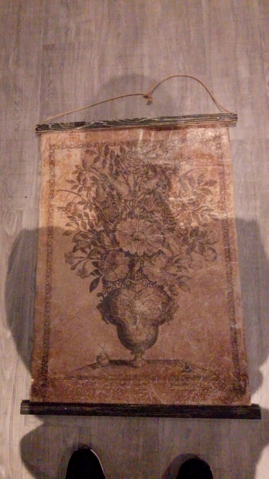 Botanical Still Life Wall Hanging (Print on Aged Paper) - view 2