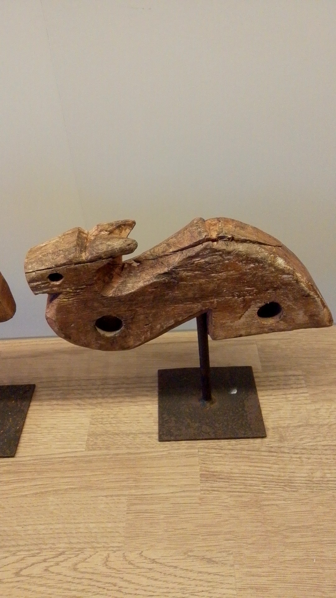 Pair of Southeast Asian Carved Wood Architectural Elements - view 3