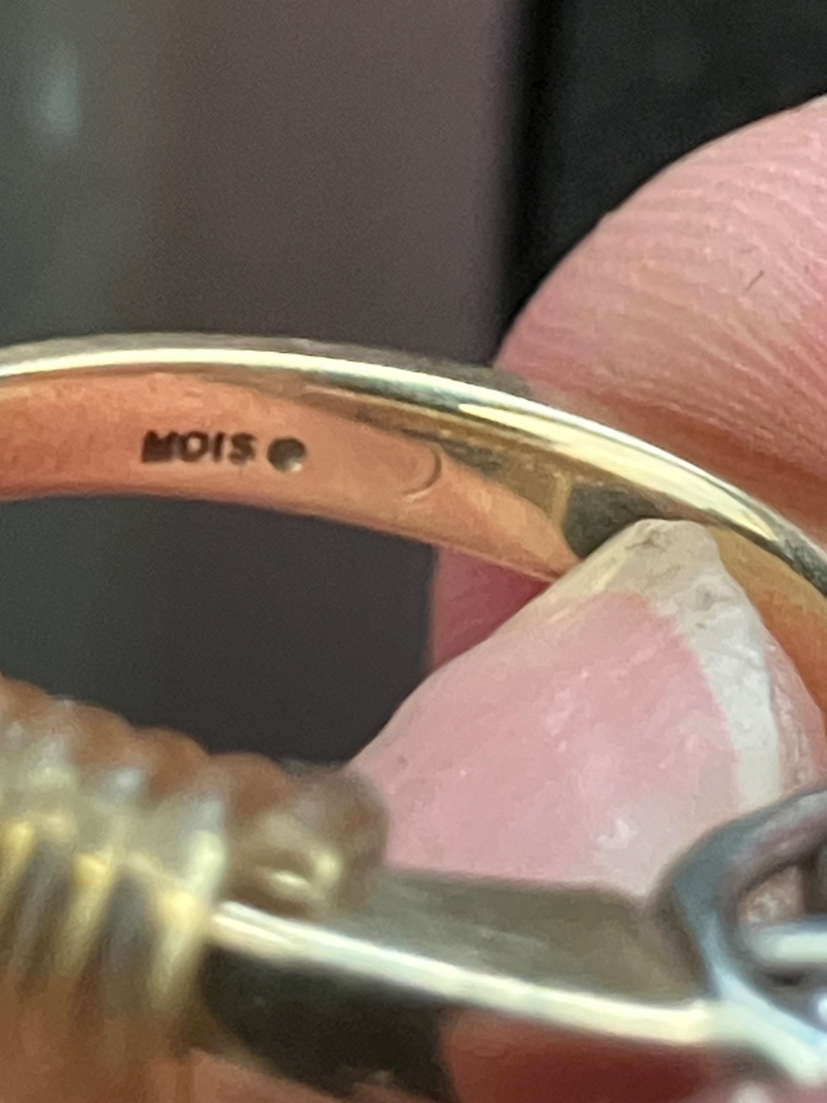 Three-Stone Moissanite Ring - view 2