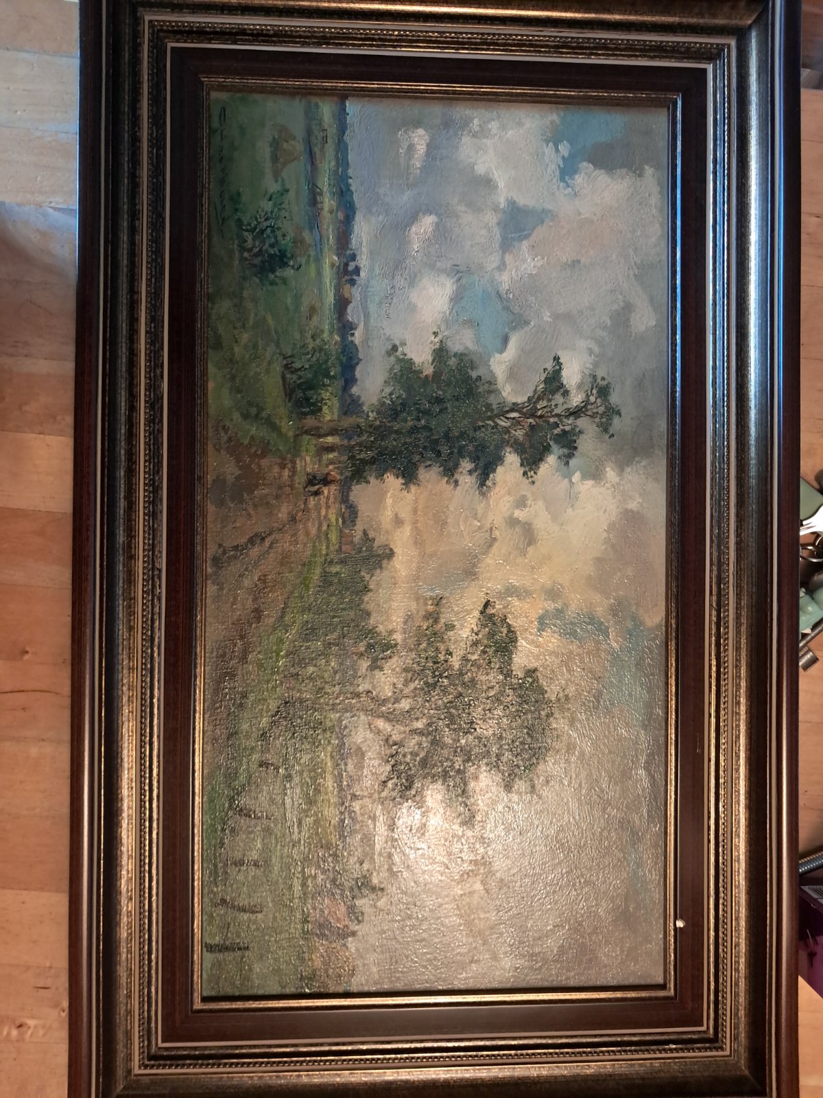 Original Oil Landscape by G.H. van der Meulen - view 1