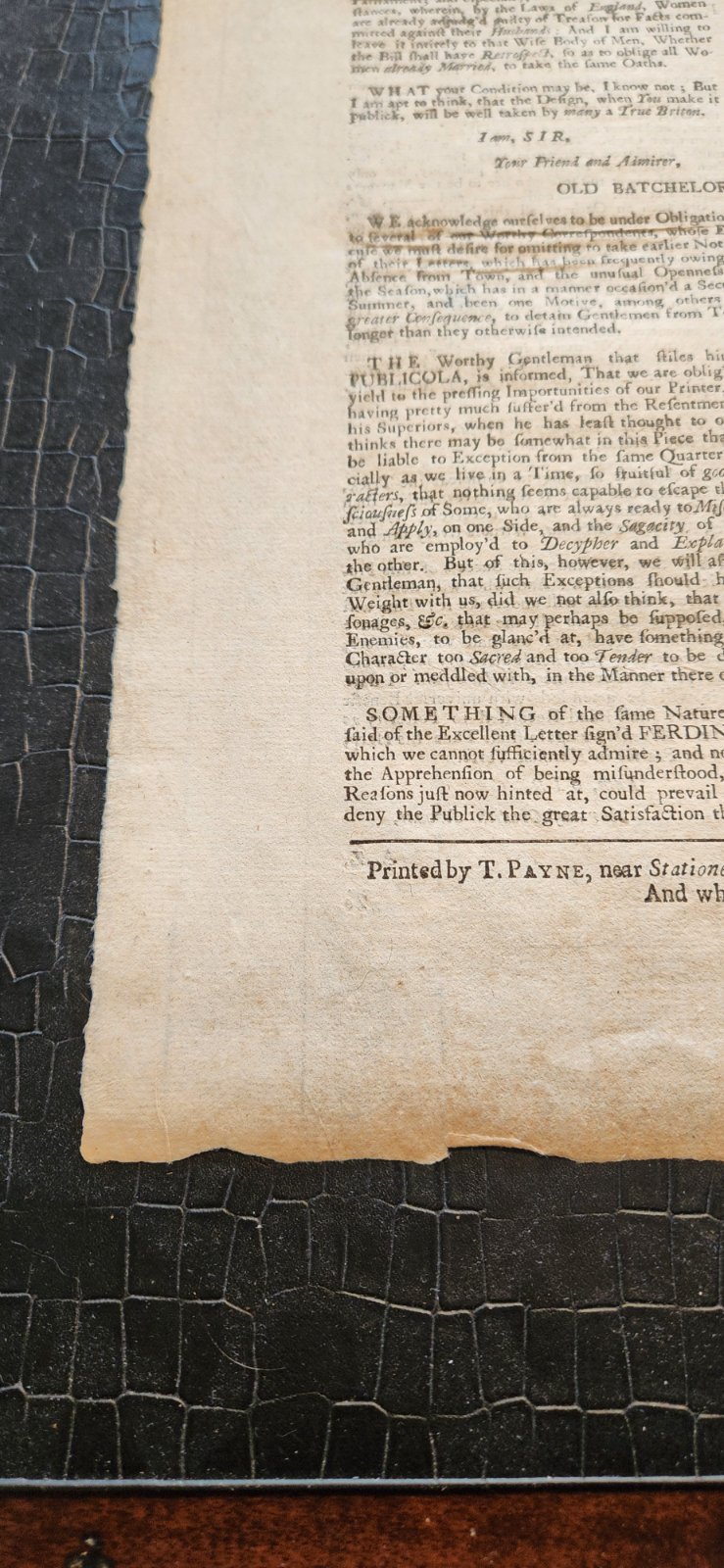 The True Briton, No. LII (December 30, 1723) - view 2