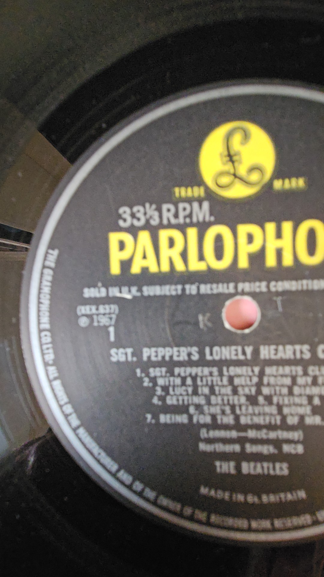 The Beatles - Sgt. Pepper's Lonely Hearts Club Band (Parlophone PMC 7027, 1967) Mono UK First Pressing - view 3