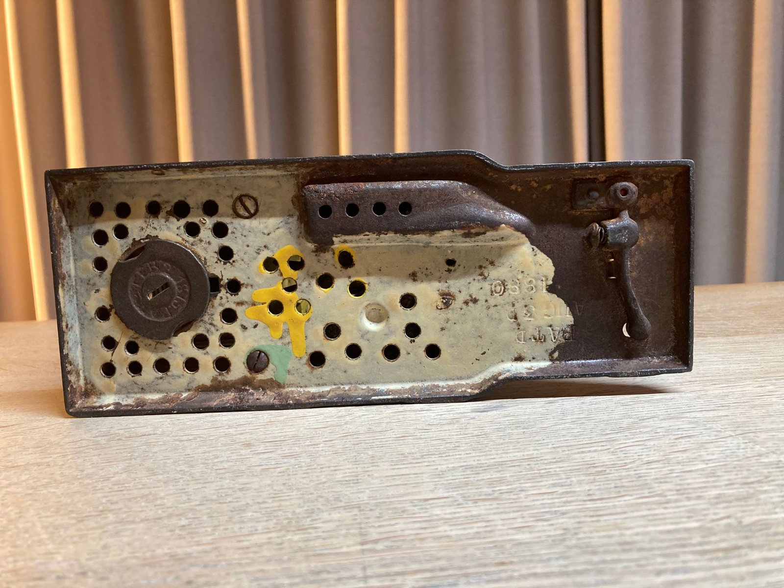 Donkey in Action Cast Iron Mechanical Bank - "Butting Goat" style - view 2