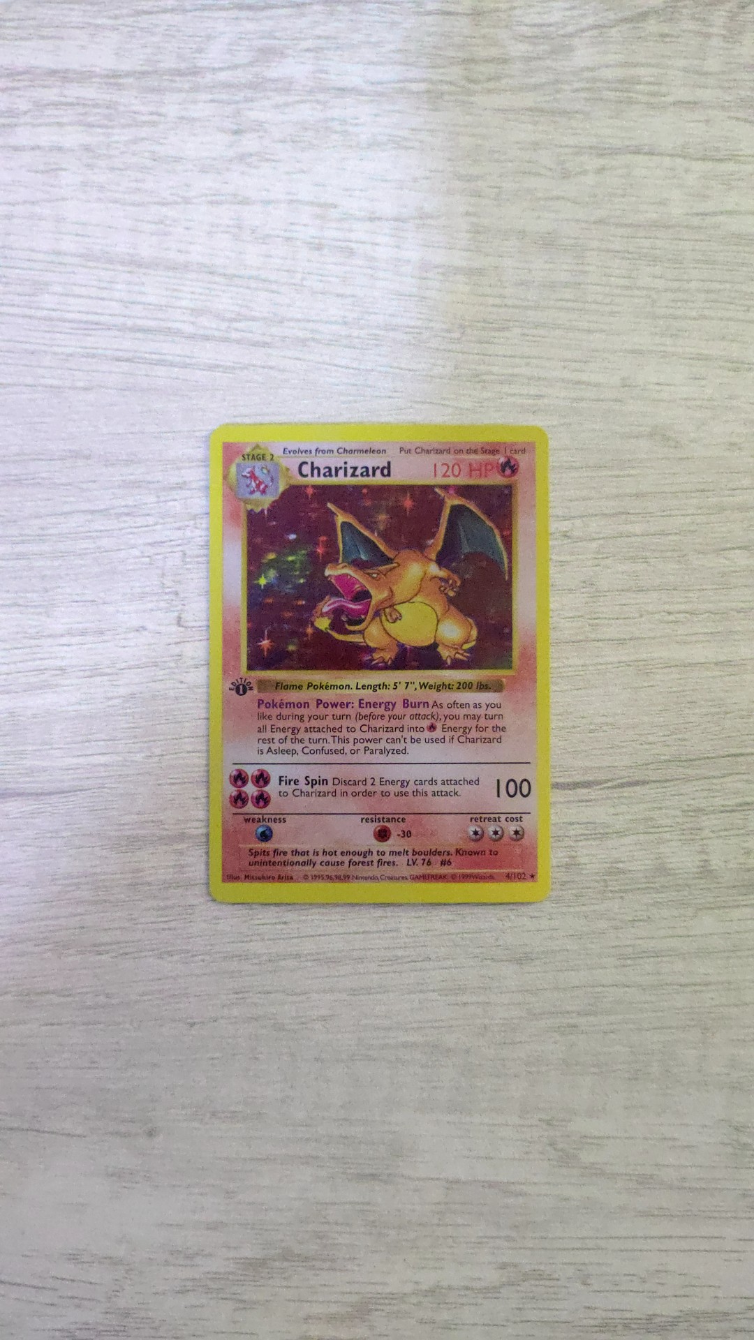Charizard - Base Set (1st Edition Holofoil) [4/102]